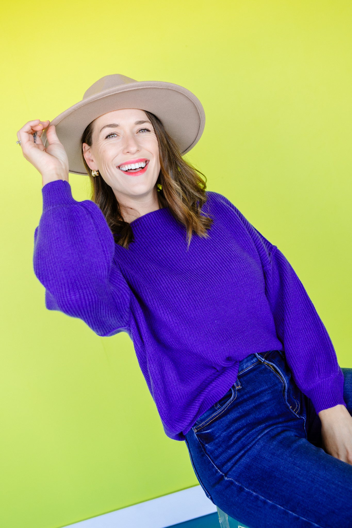 Anne Boat Neck Sweater