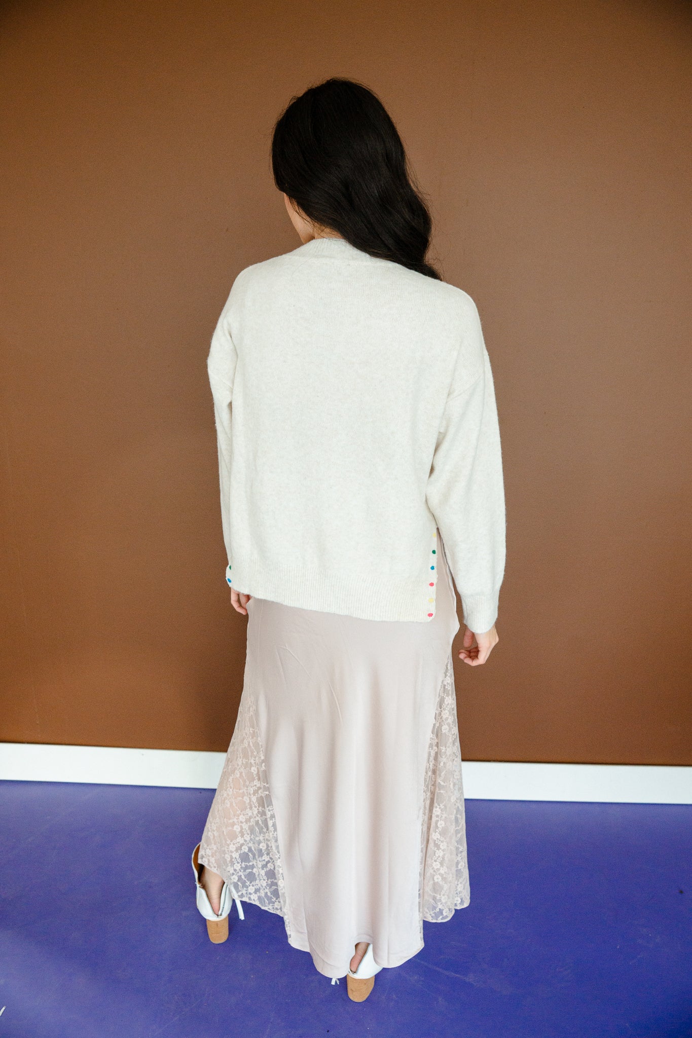Peace & Joy Sweater - Light Beige