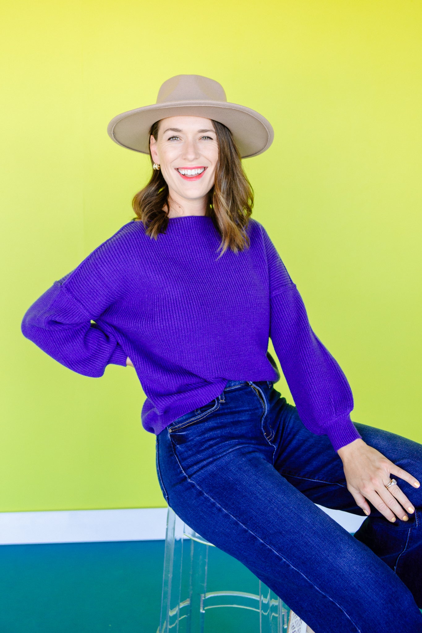 Anne Boat Neck Sweater