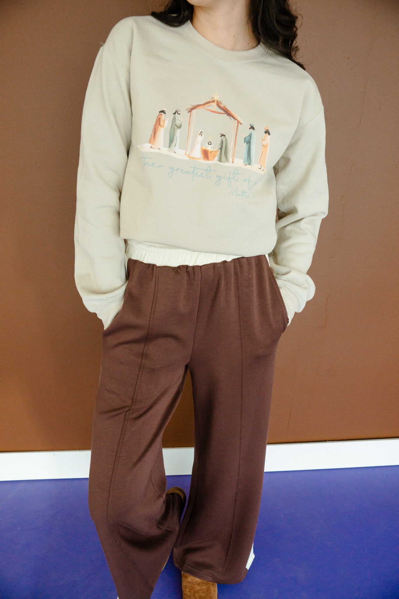 Greatest Gift Nativity Sweatshirt