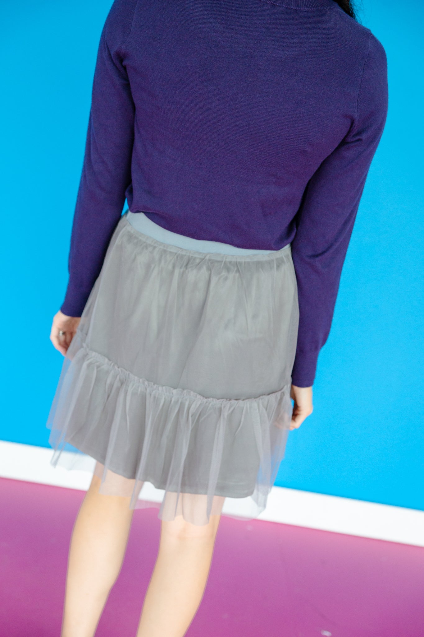 Athena Layered Mesh Skirt