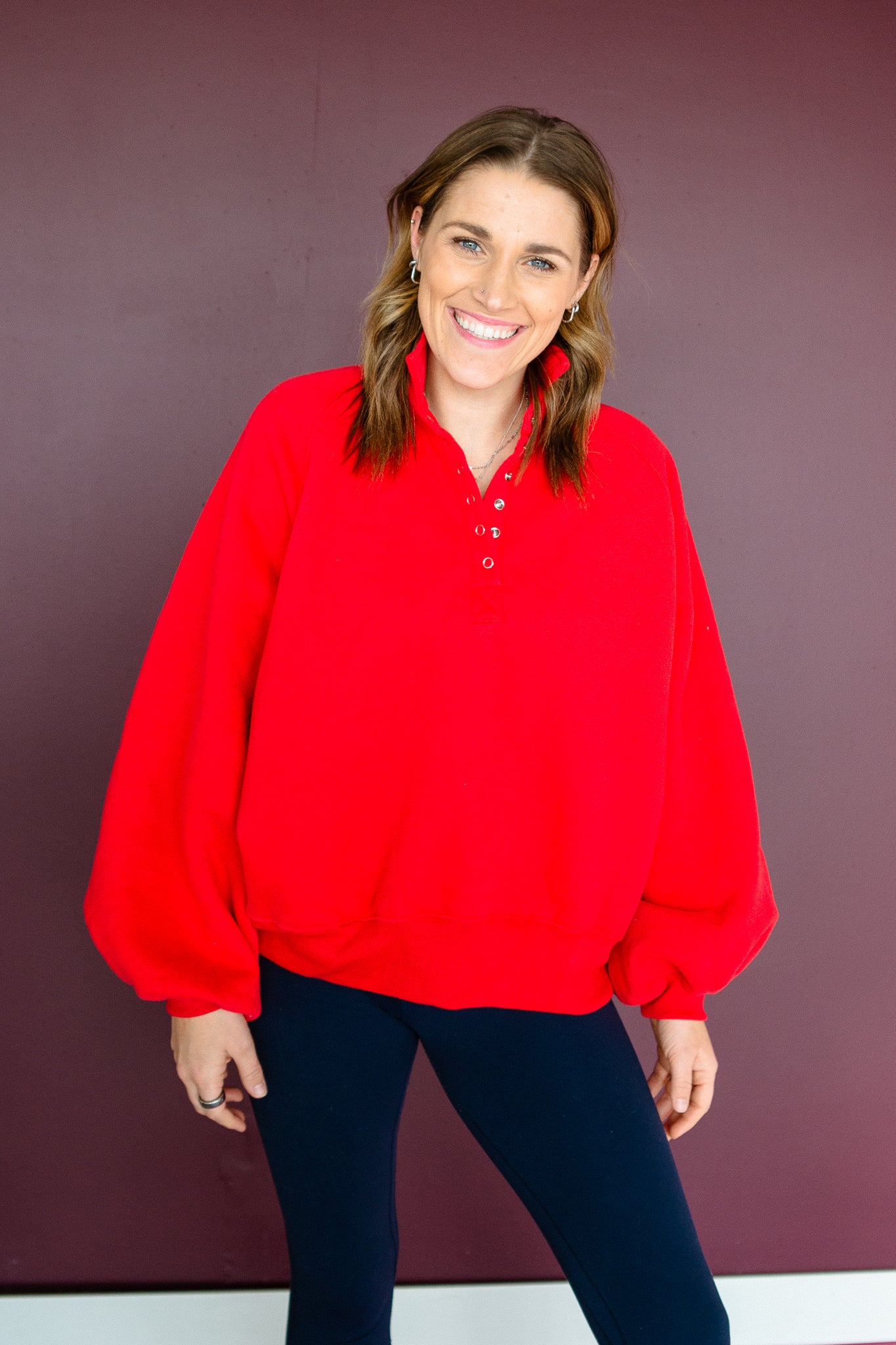 Julie Button Pullover