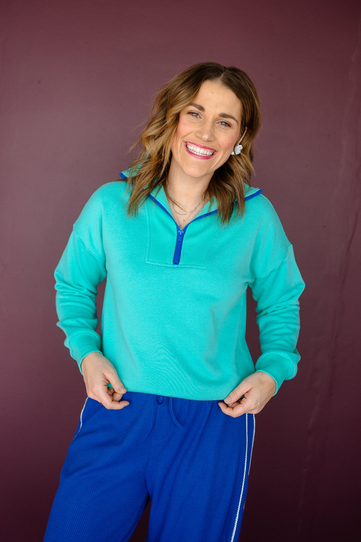 Tessa Half Zip Pullover