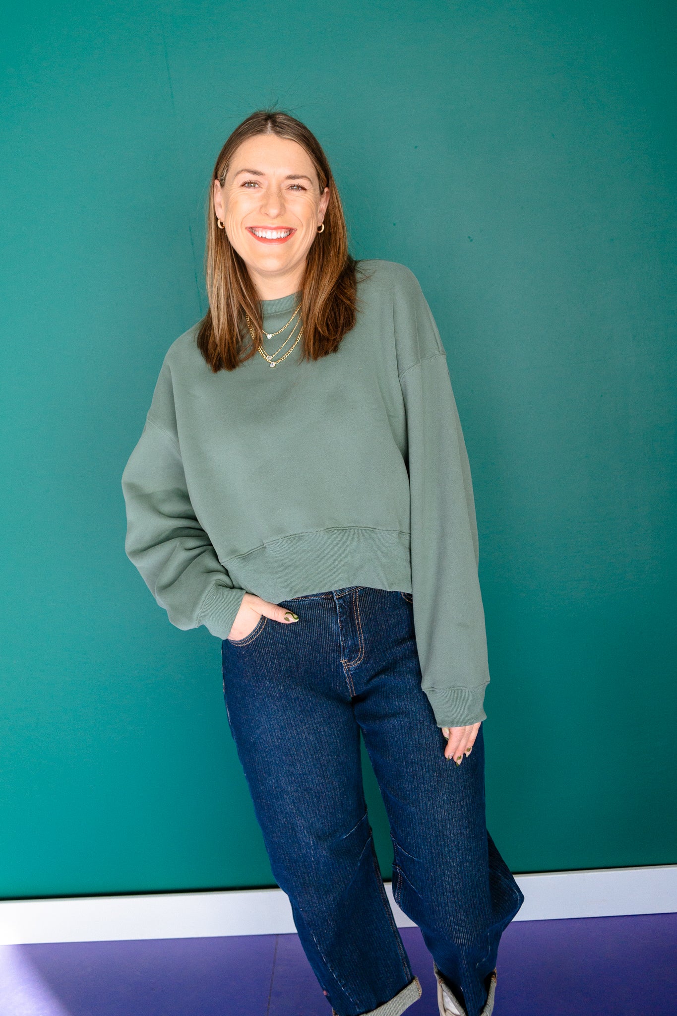 Kennedy Cropped Sweatshirt