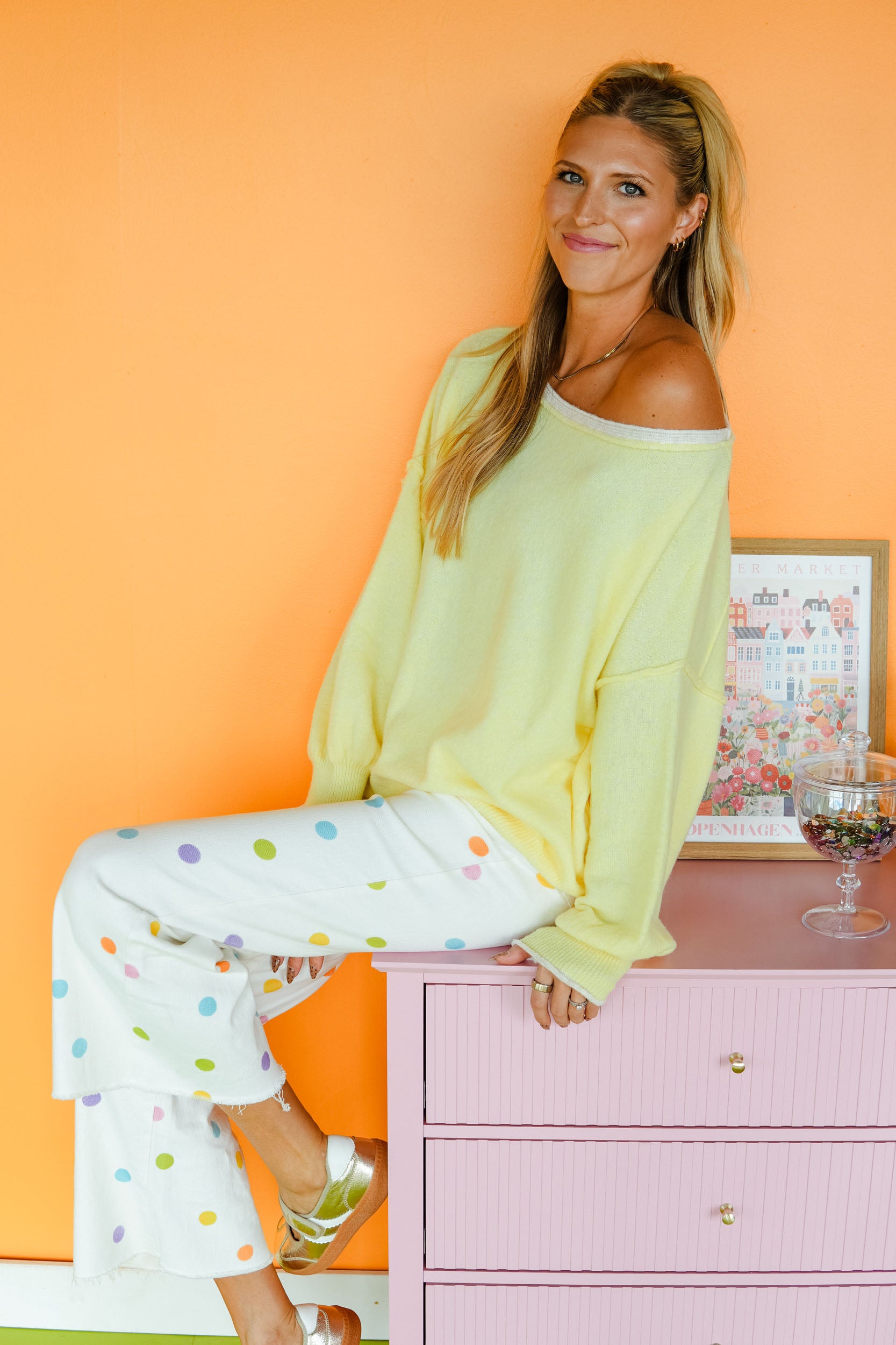 Sweet and Sunny Sweater - Light Lemon