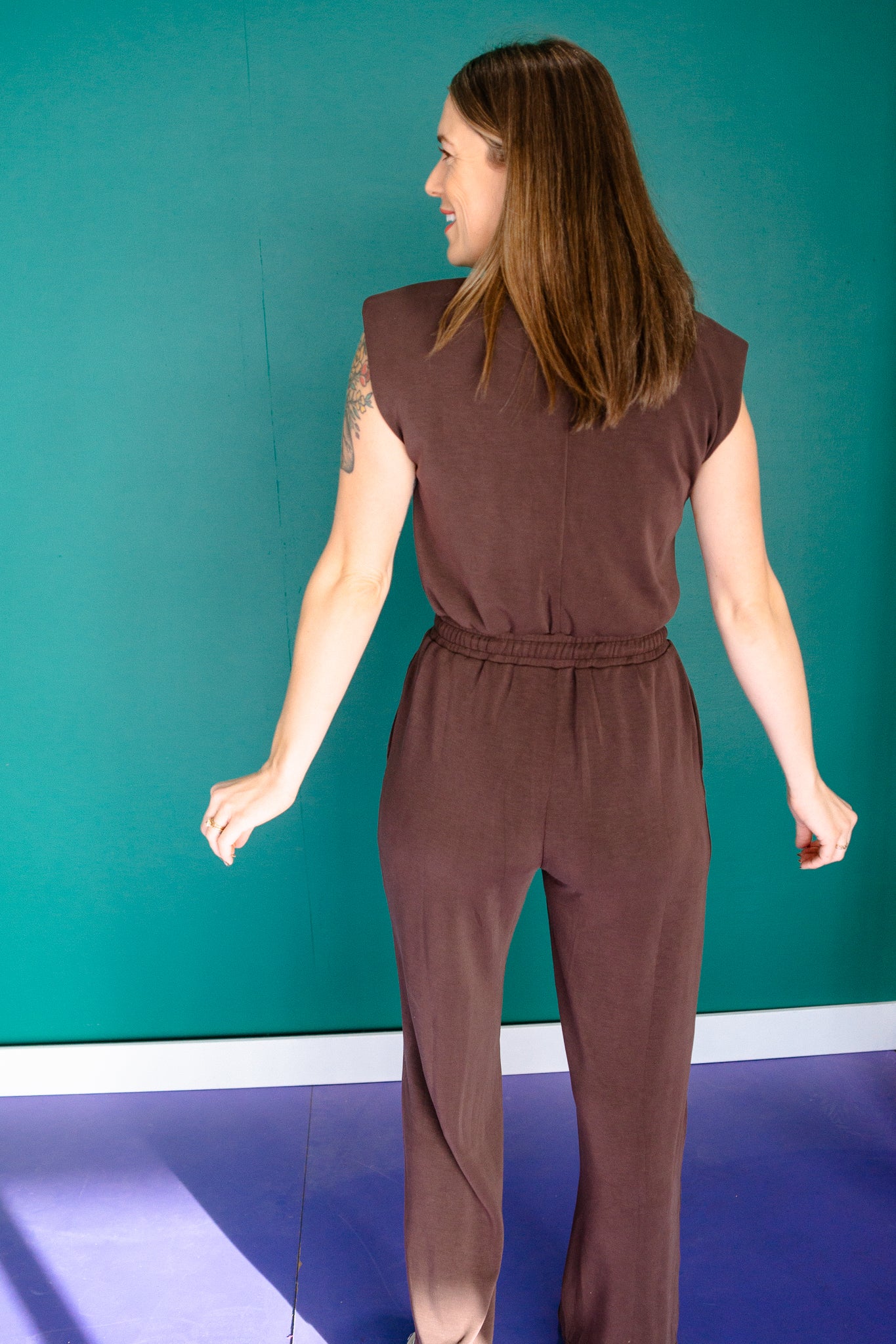 Heather Sleeveless Jumpsuit