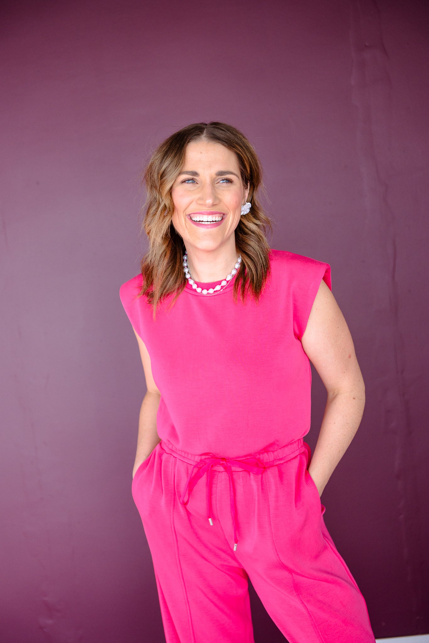 Heather Sleeveless Jumpsuit