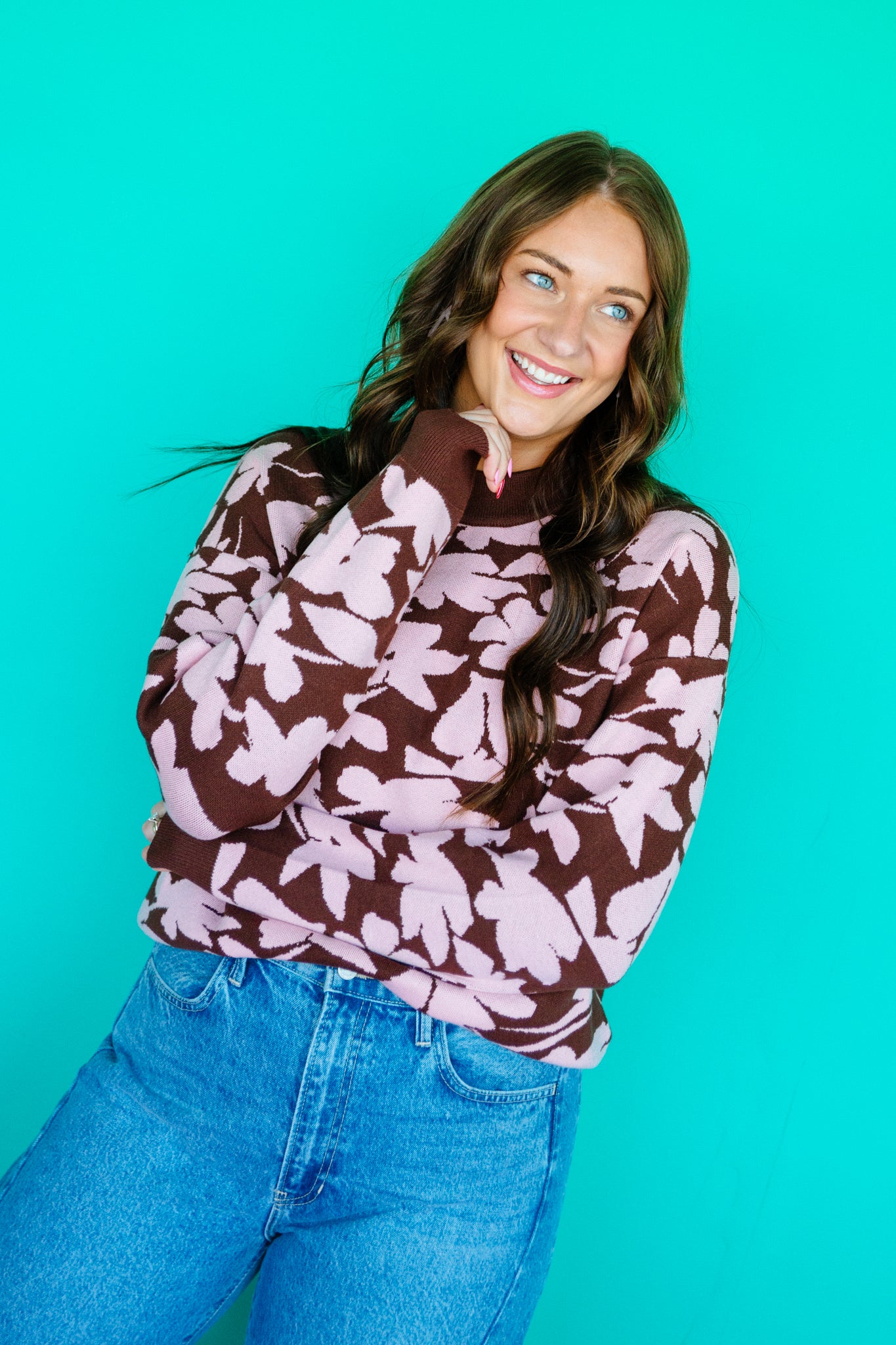 Theresa Mock Neck Sweater