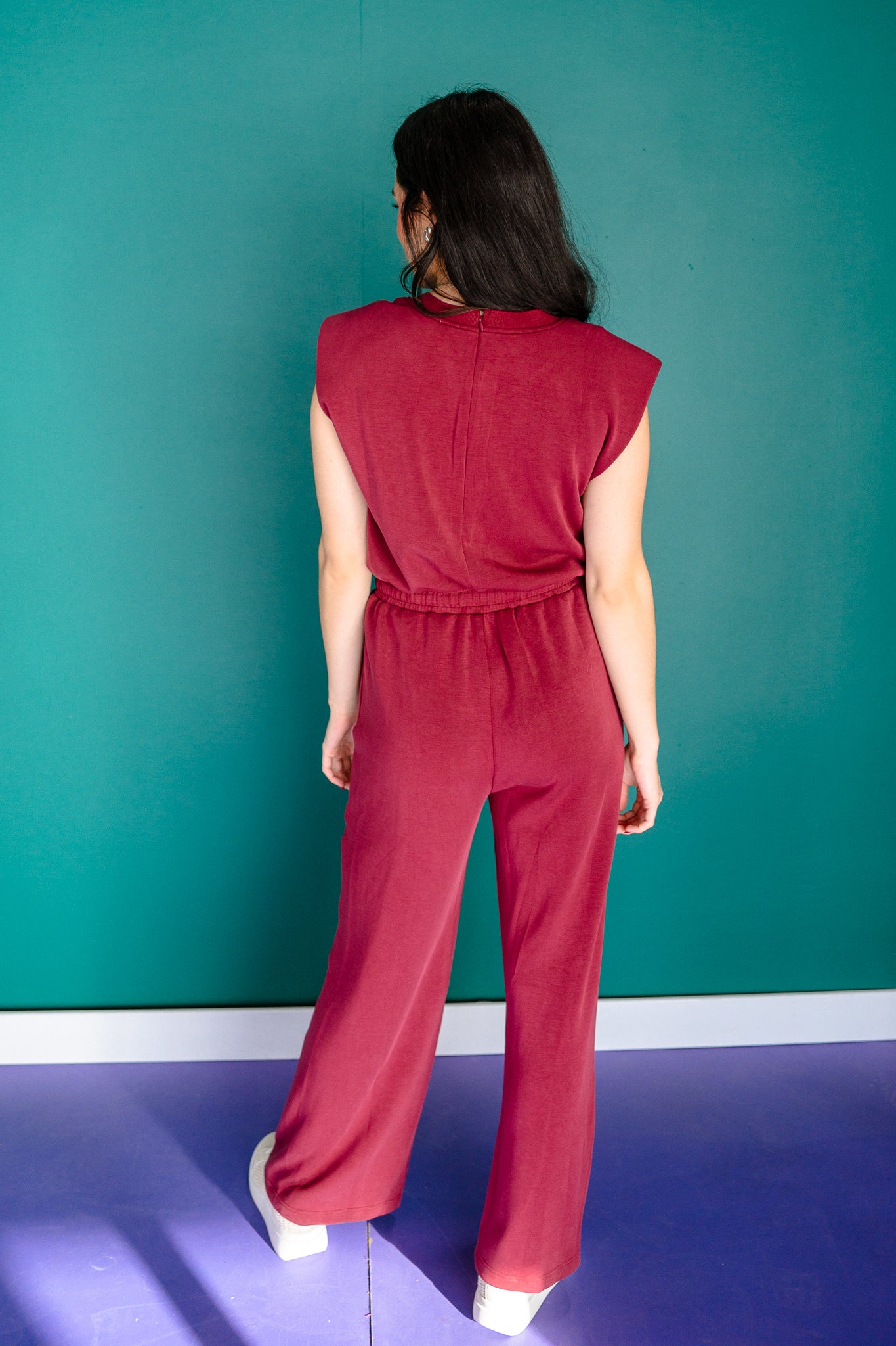 Heather Sleeveless Jumpsuit