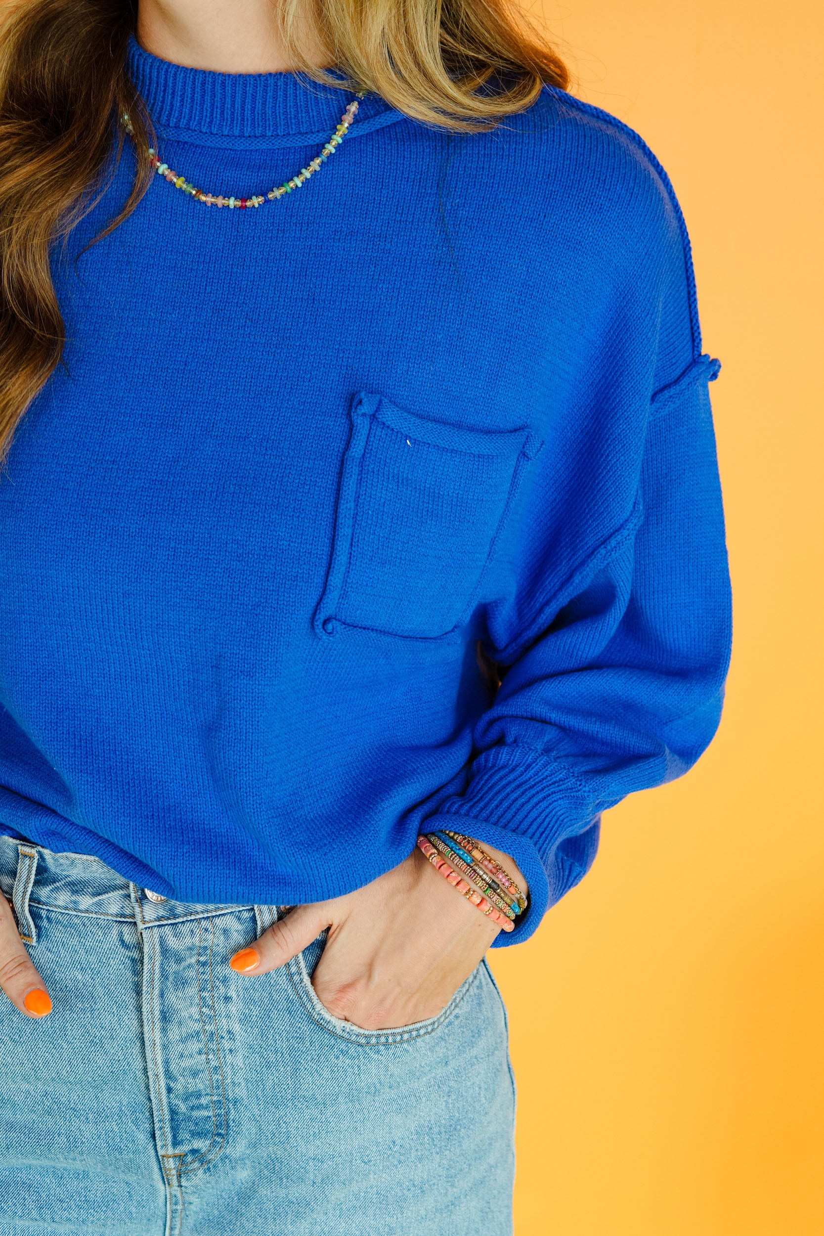 Thea Oversized Sweater - Heliotrope