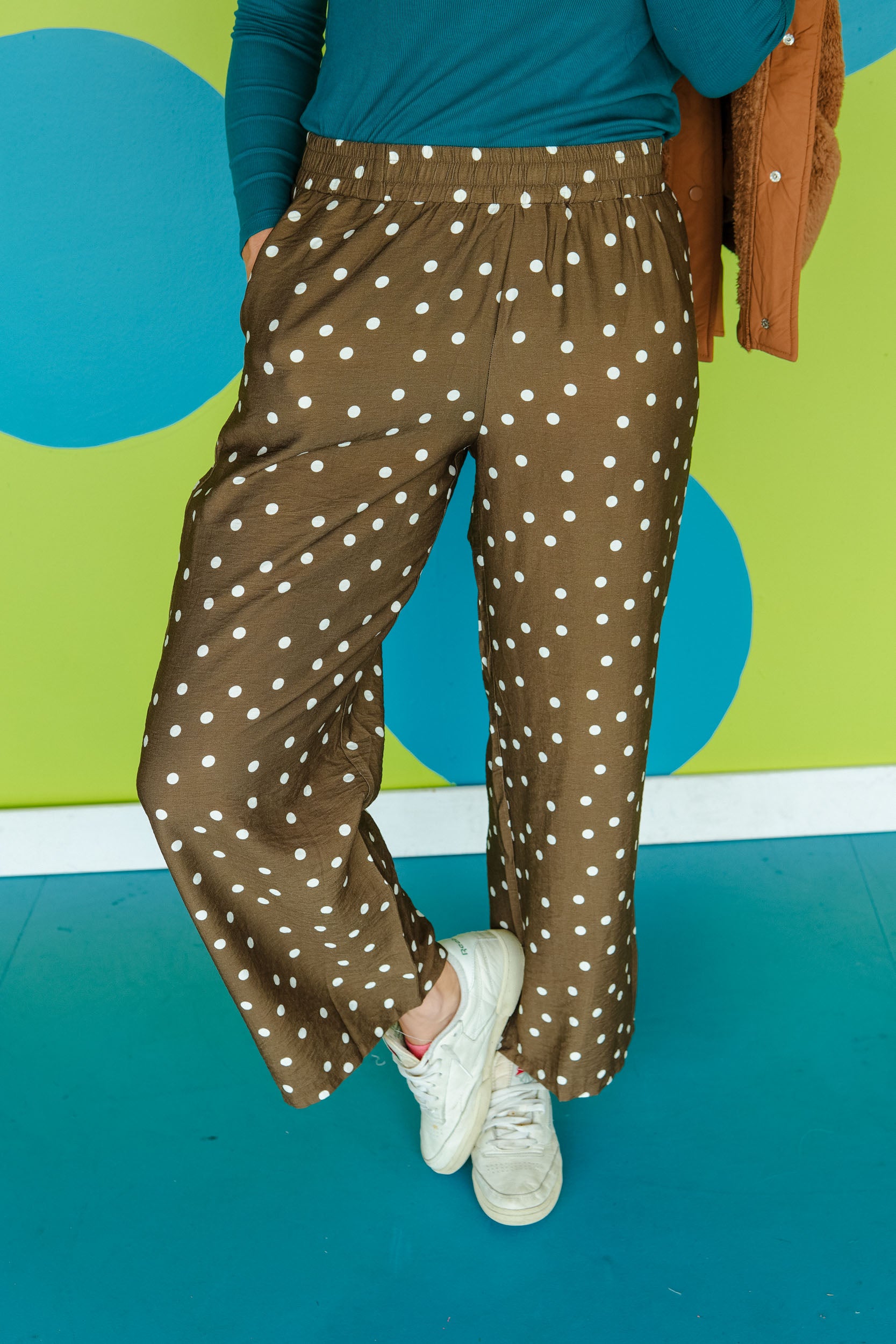 Landry Polka Dot Pants - Bronze