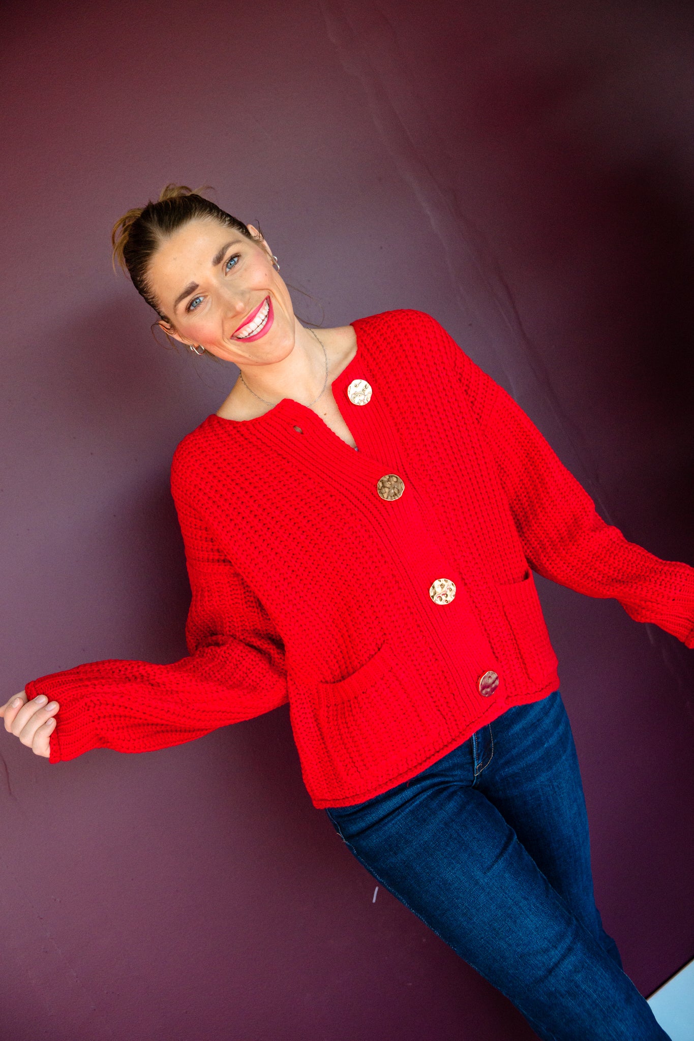 Genevieve Button Down Cardigan