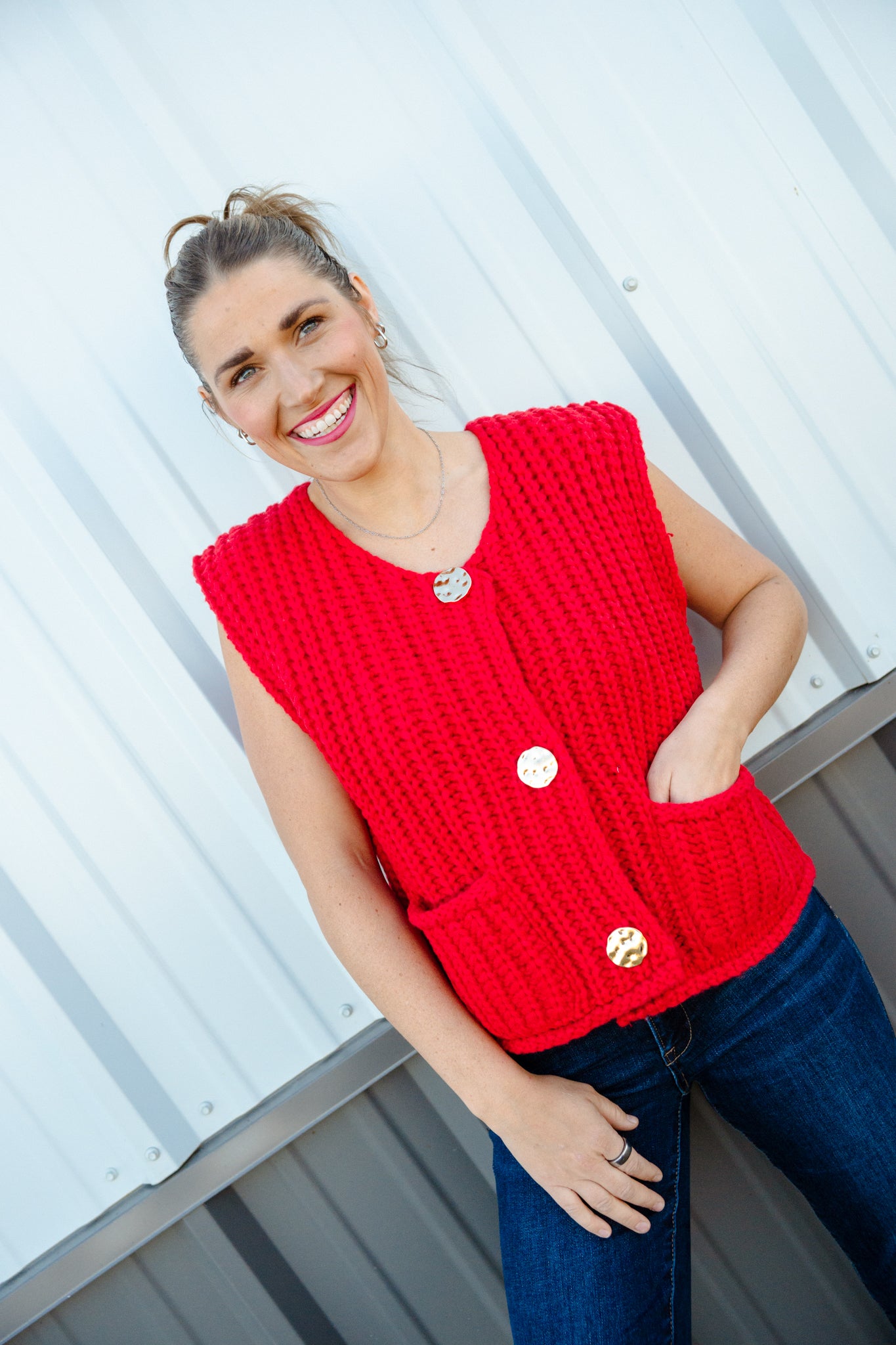 Mattie Chunky Sweater Vest