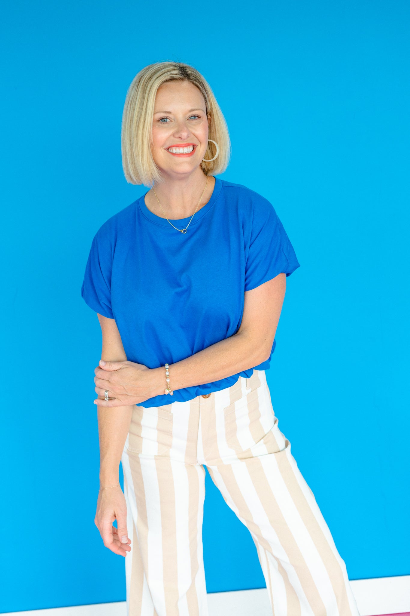 Elowen Bubble Hem Top