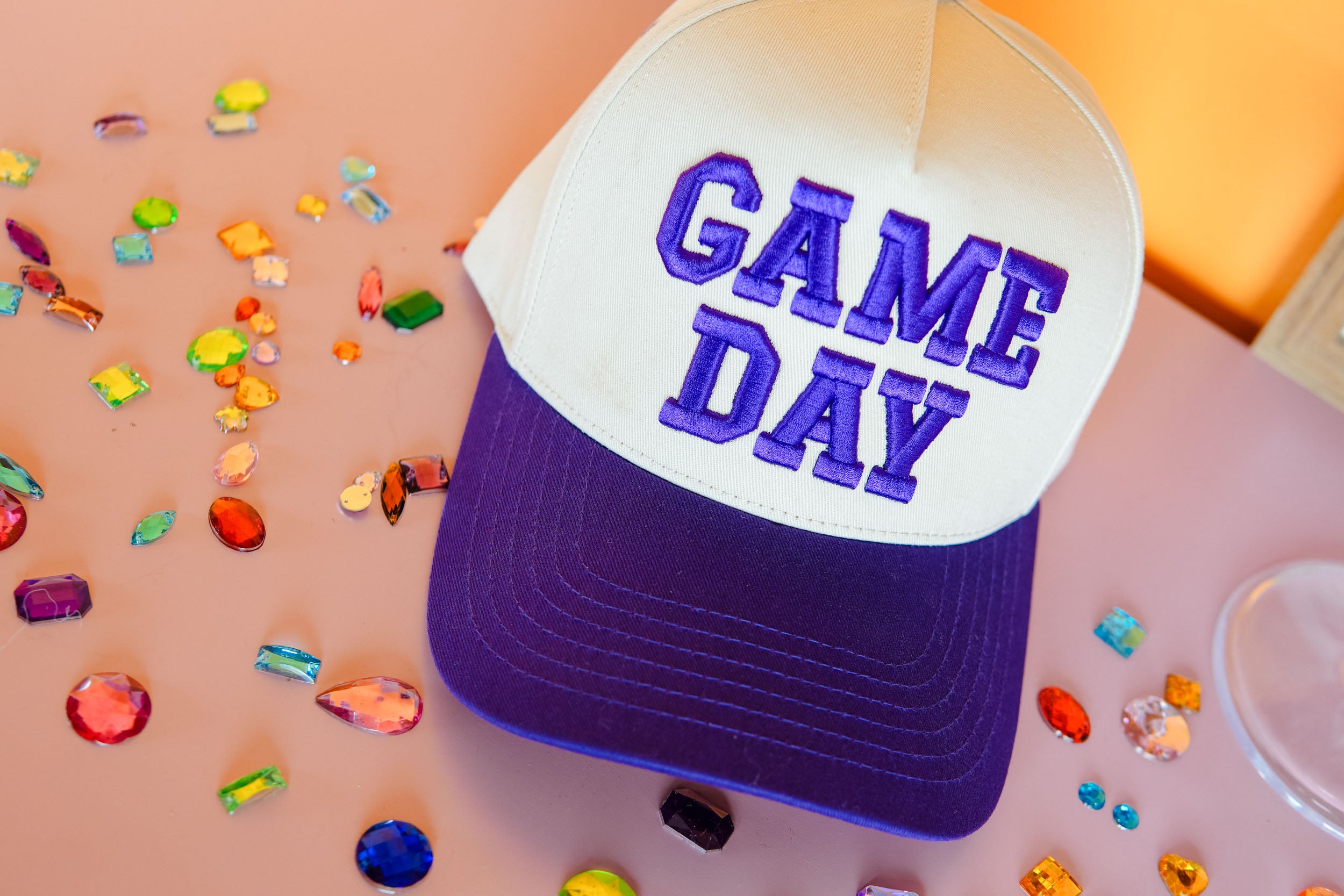 Game On Game-day Trucker Hat - Royal Purple