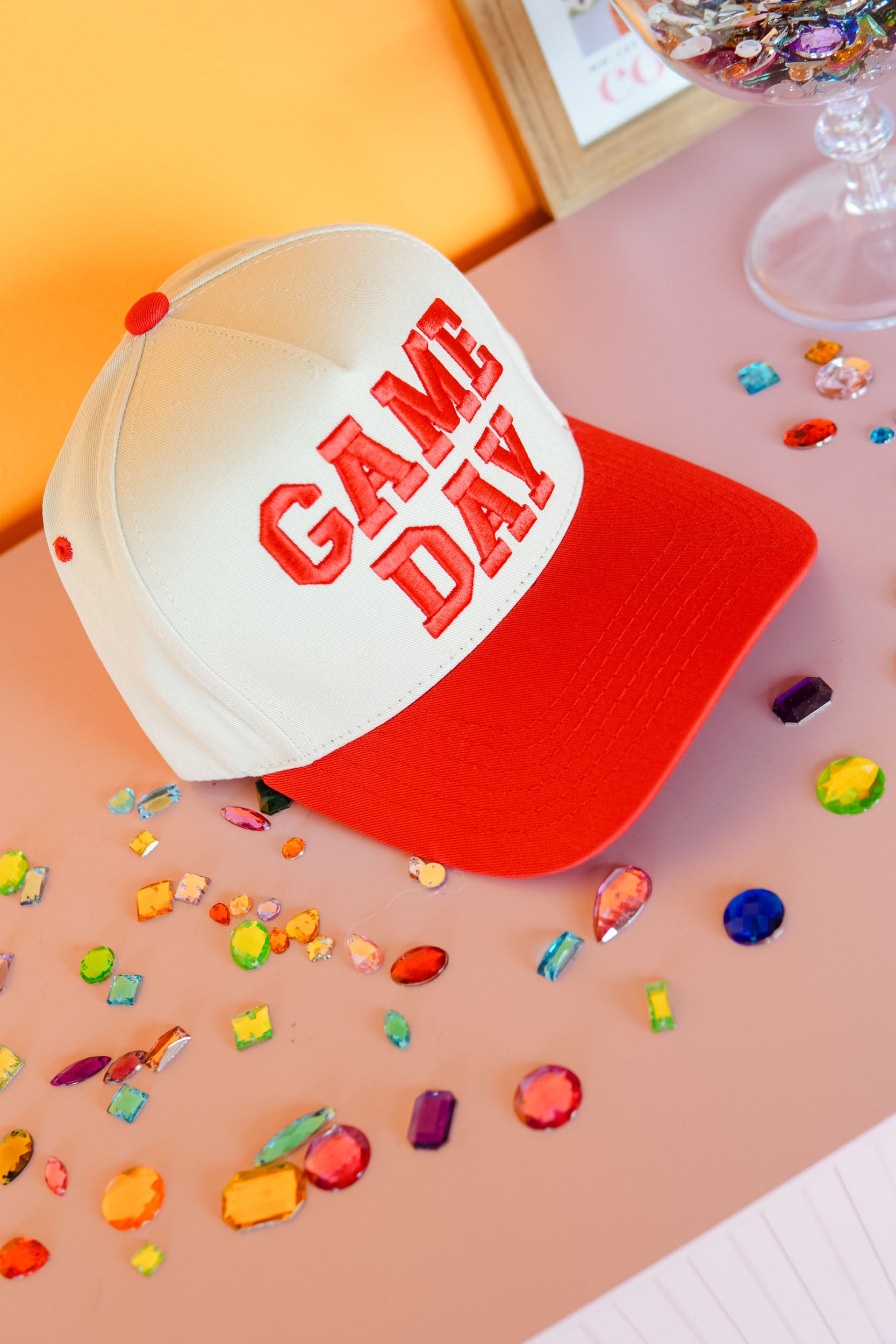 Game On Game-day Trucker Hat - True Red