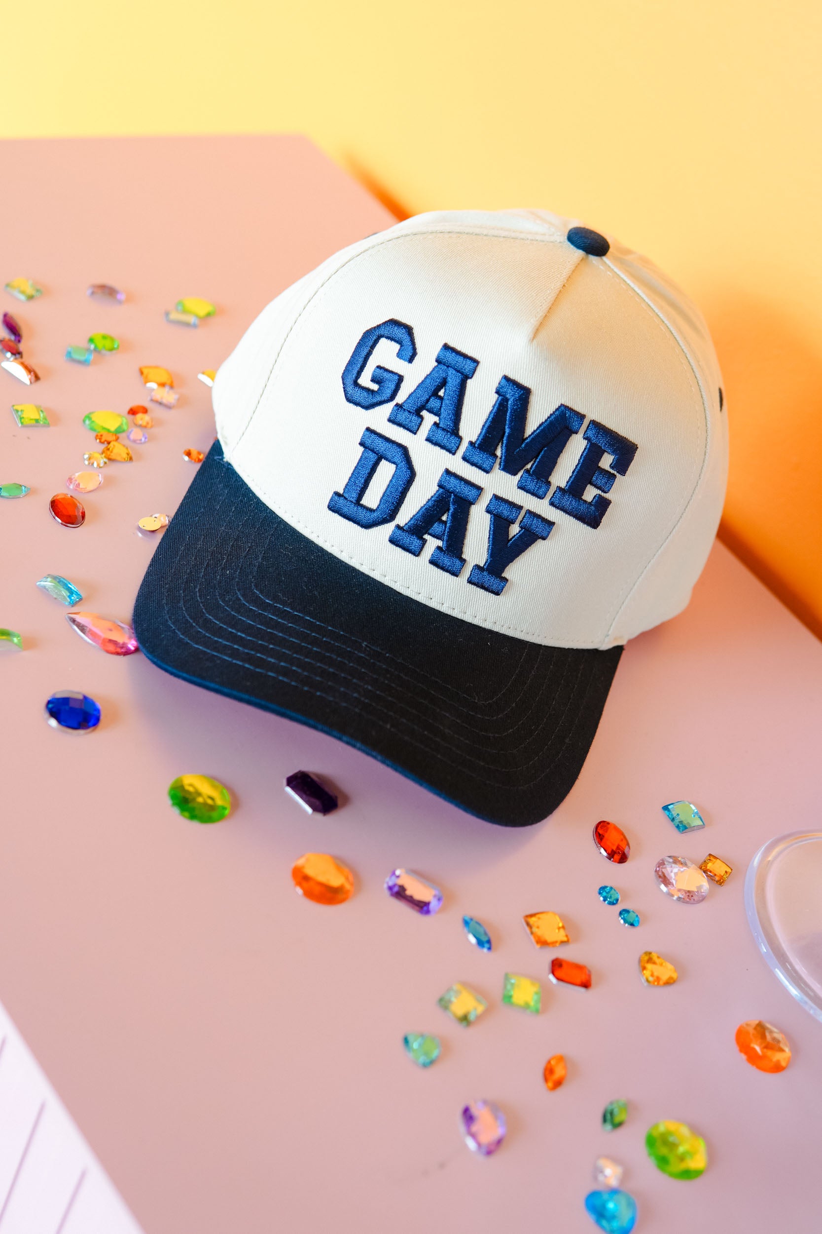 Game On Game-day Trucker Hat - Navy
