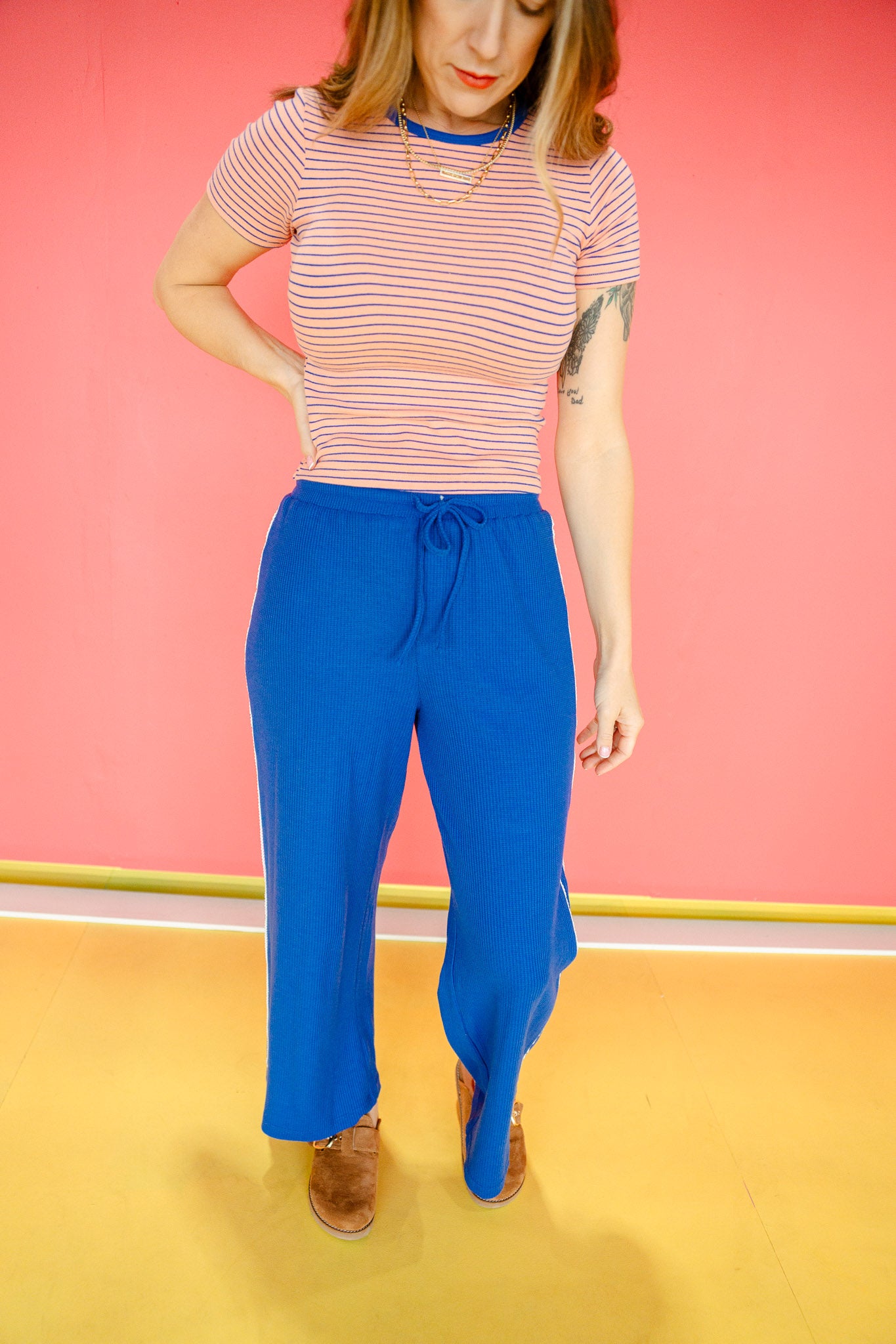 Preston Waffle Knit Pants