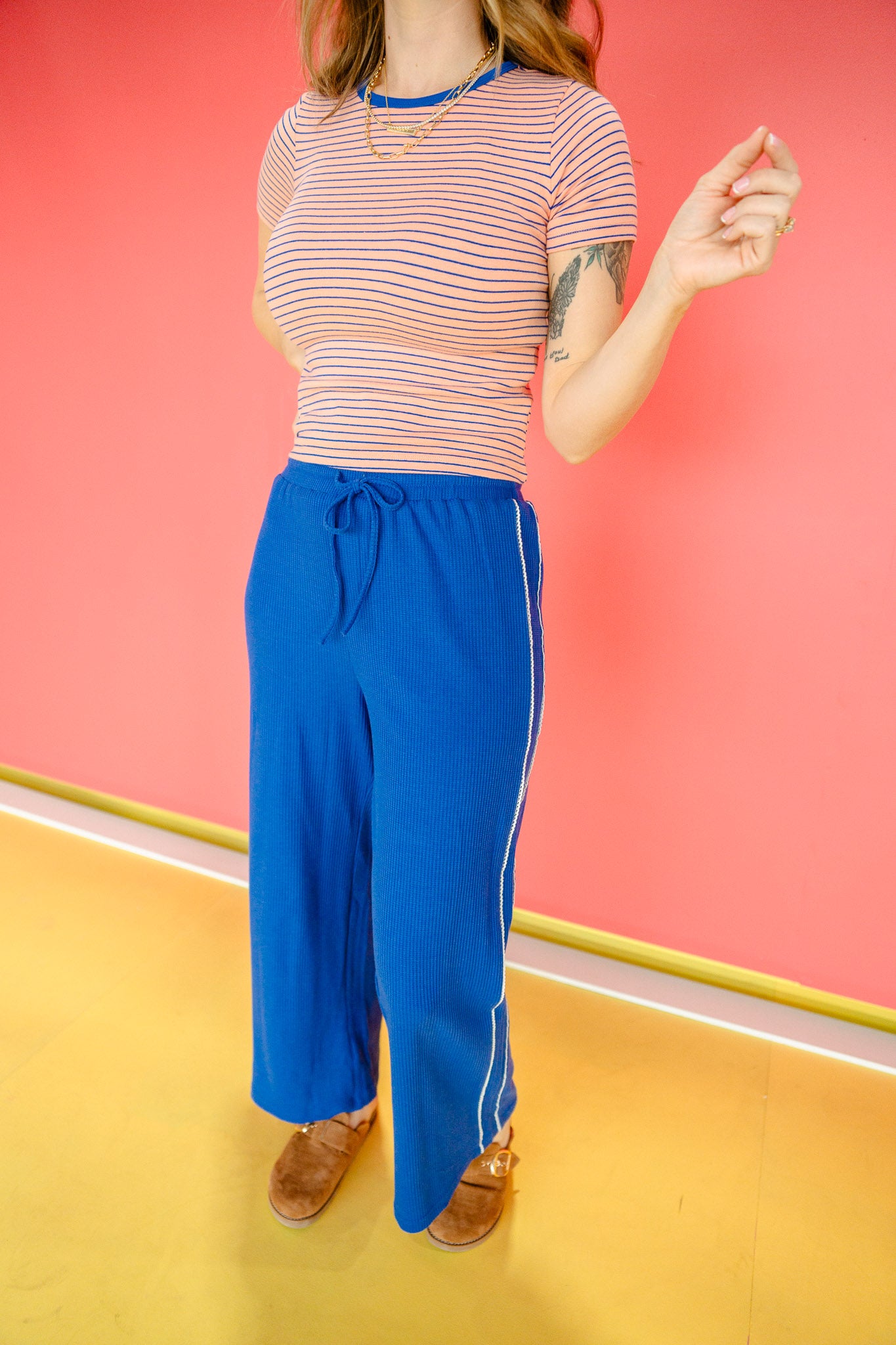 Preston Waffle Knit Pants