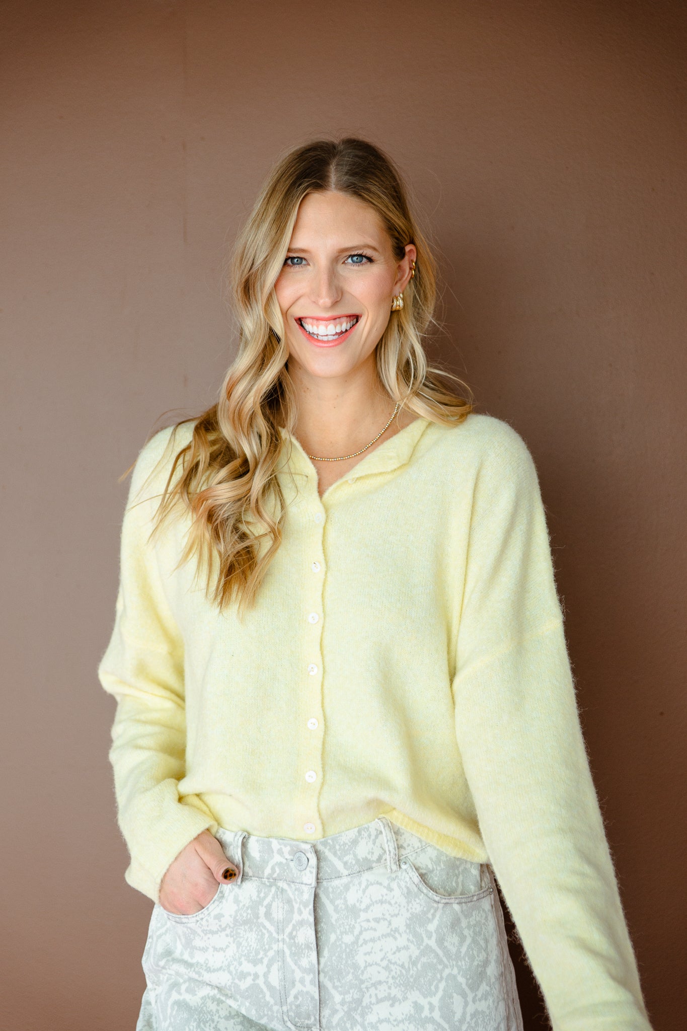 Millicent Button Down Sweater
