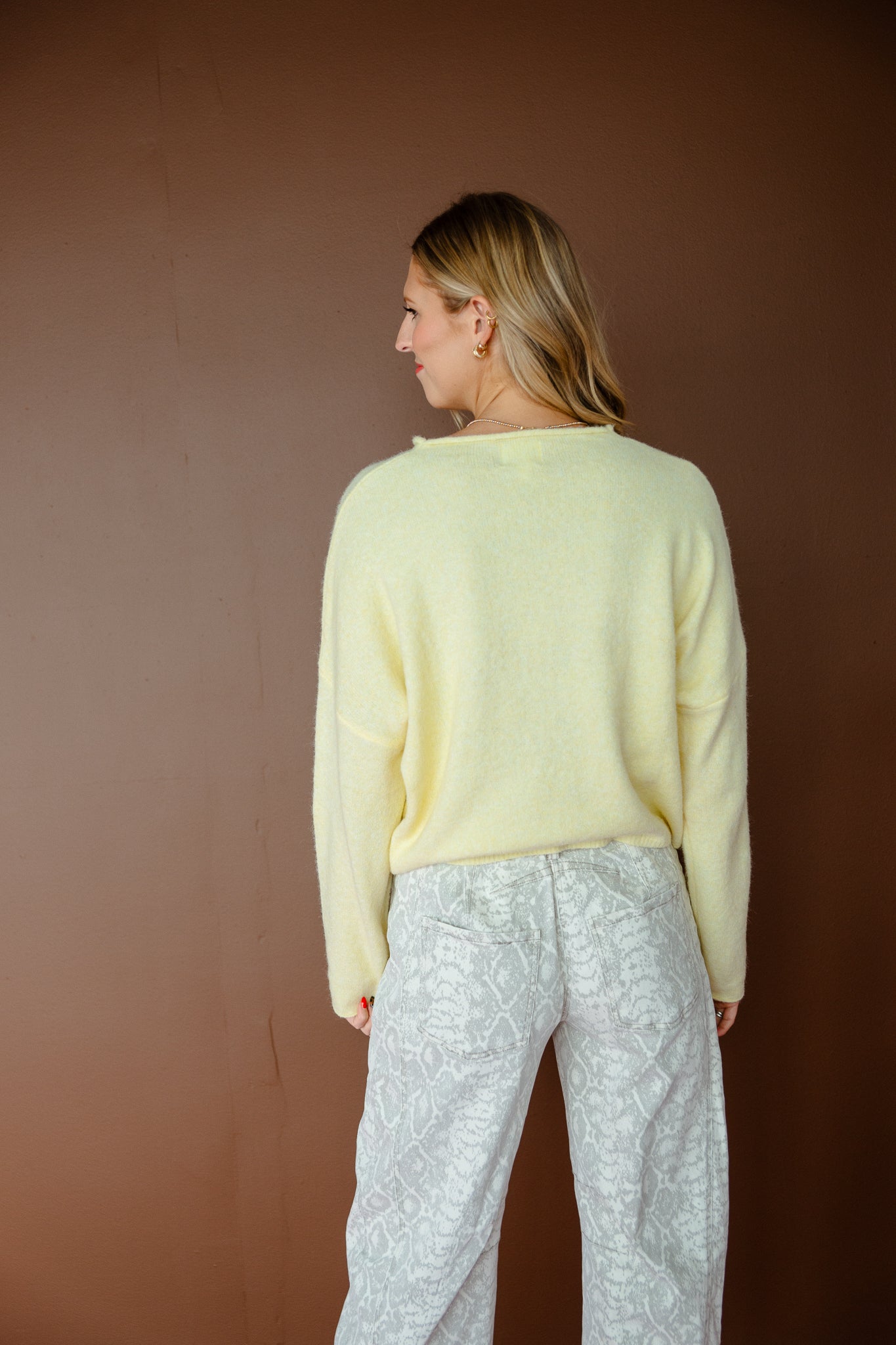 Millicent Button Down Sweater - Butter