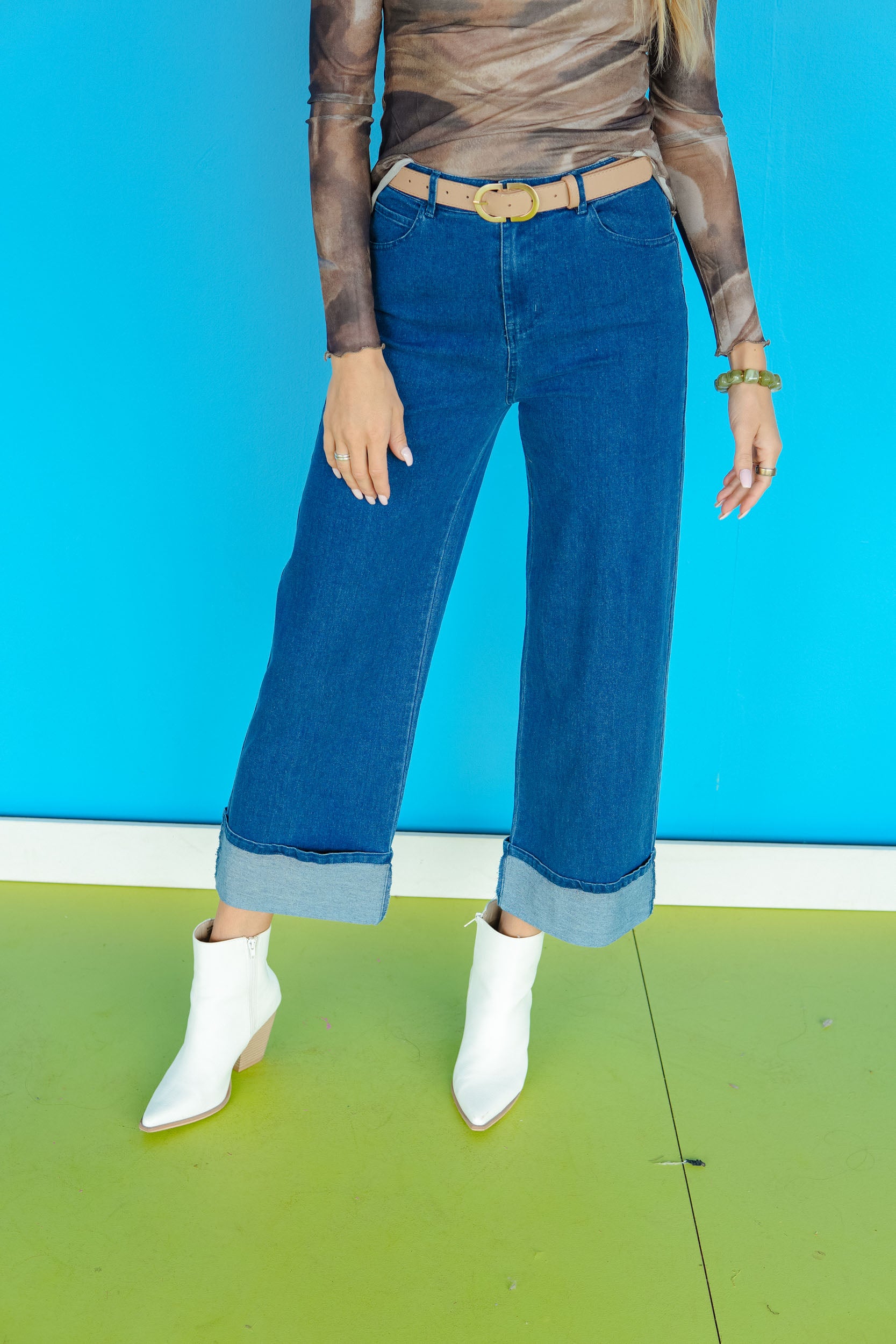Sheila Cuffed Hem Pants