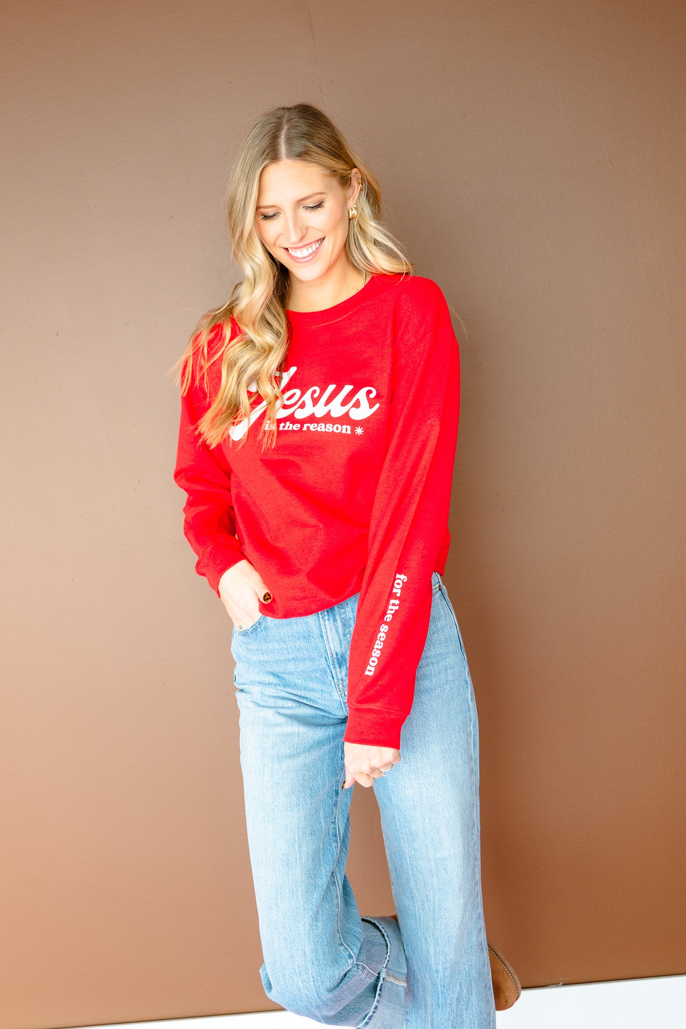Jesus Is the Reason Sweatshirt - True Red