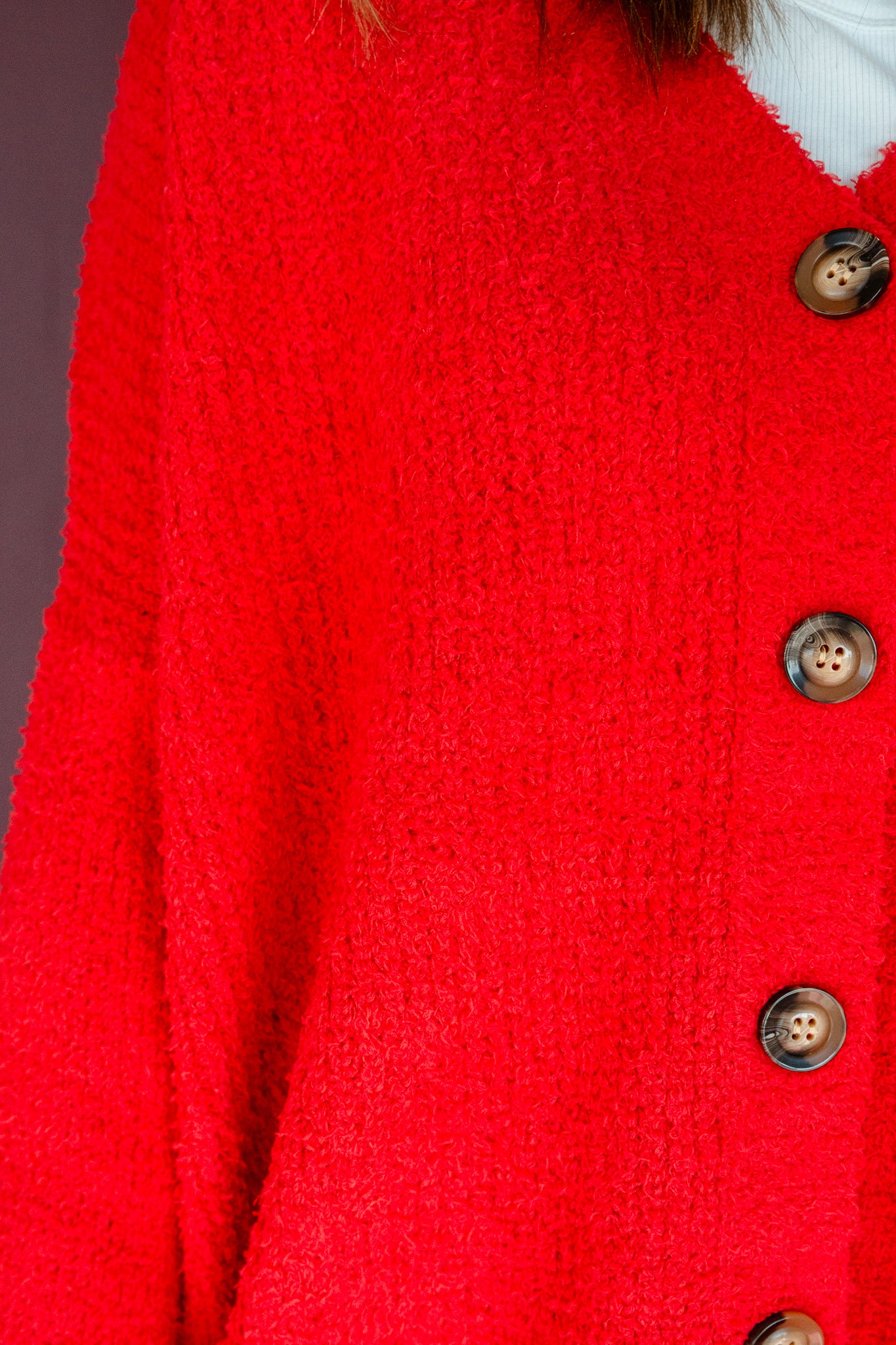 Tisha Cardigan - True Red