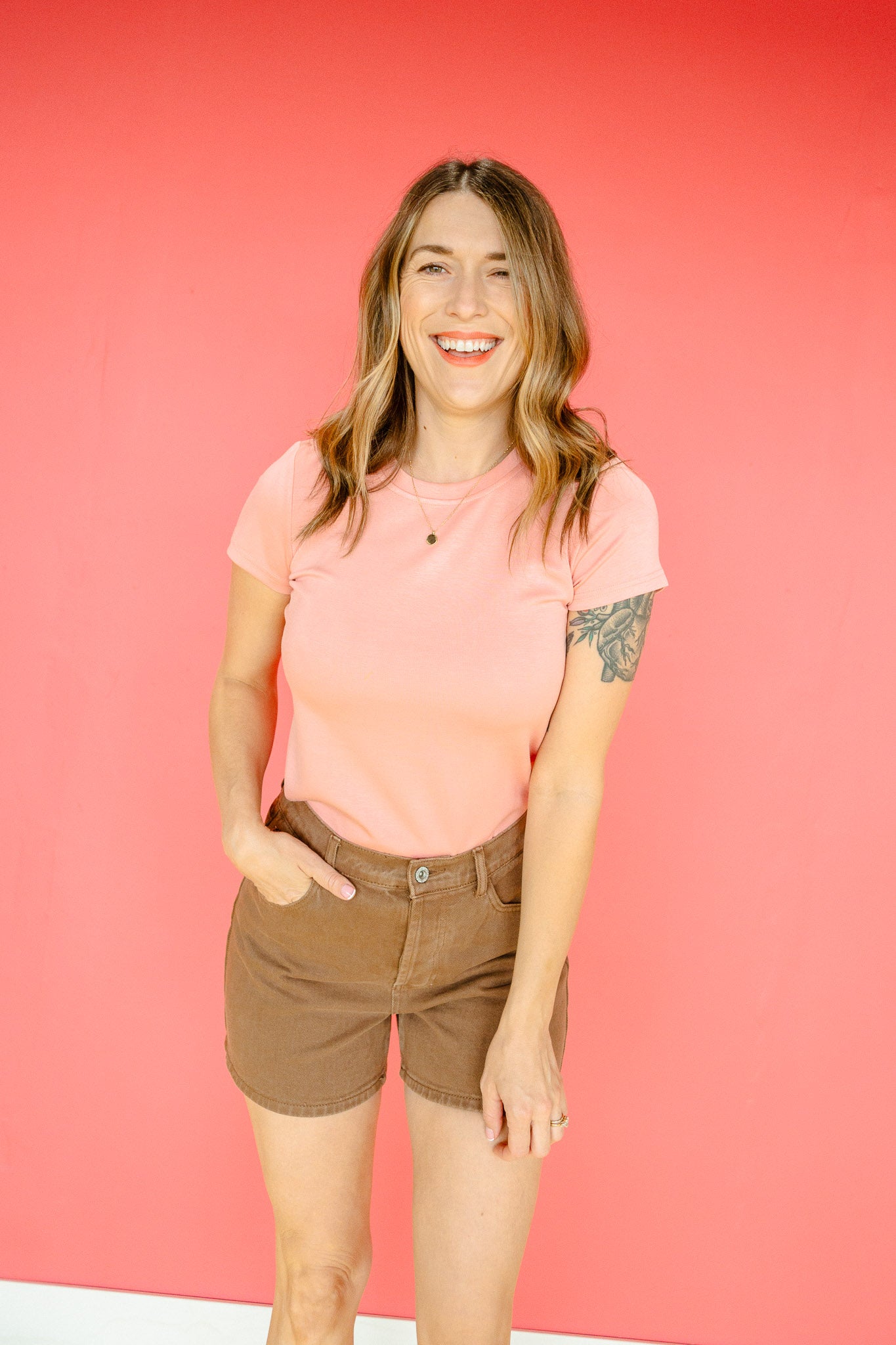 [Ellevate Basics]  The Essential Crewneck Breeze Tee