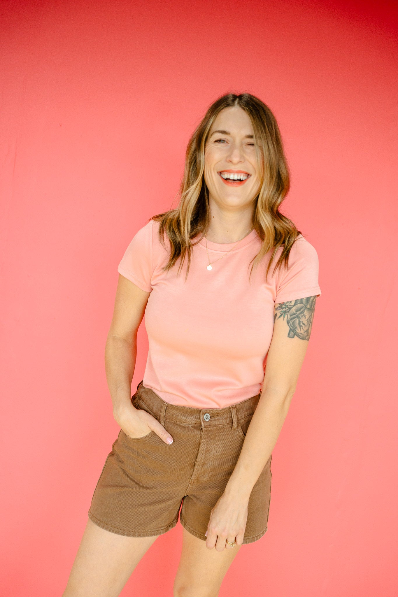 [Ellevate Basics]  The Essential Crewneck Breeze Tee