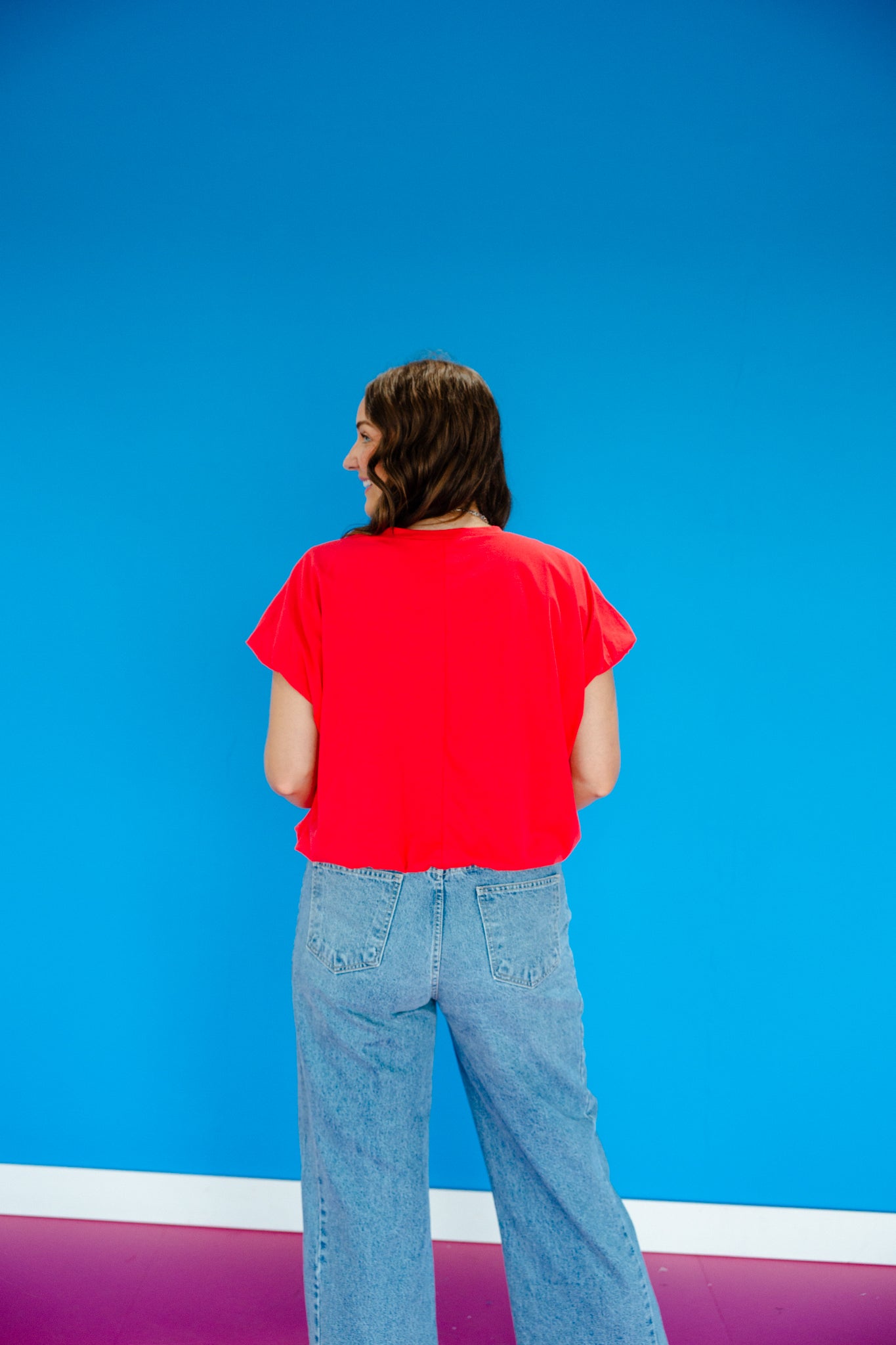 Elowen Bubble Hem Top