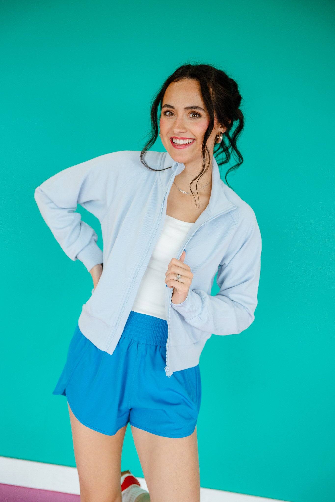 Corine Ribbed Zip Jacket