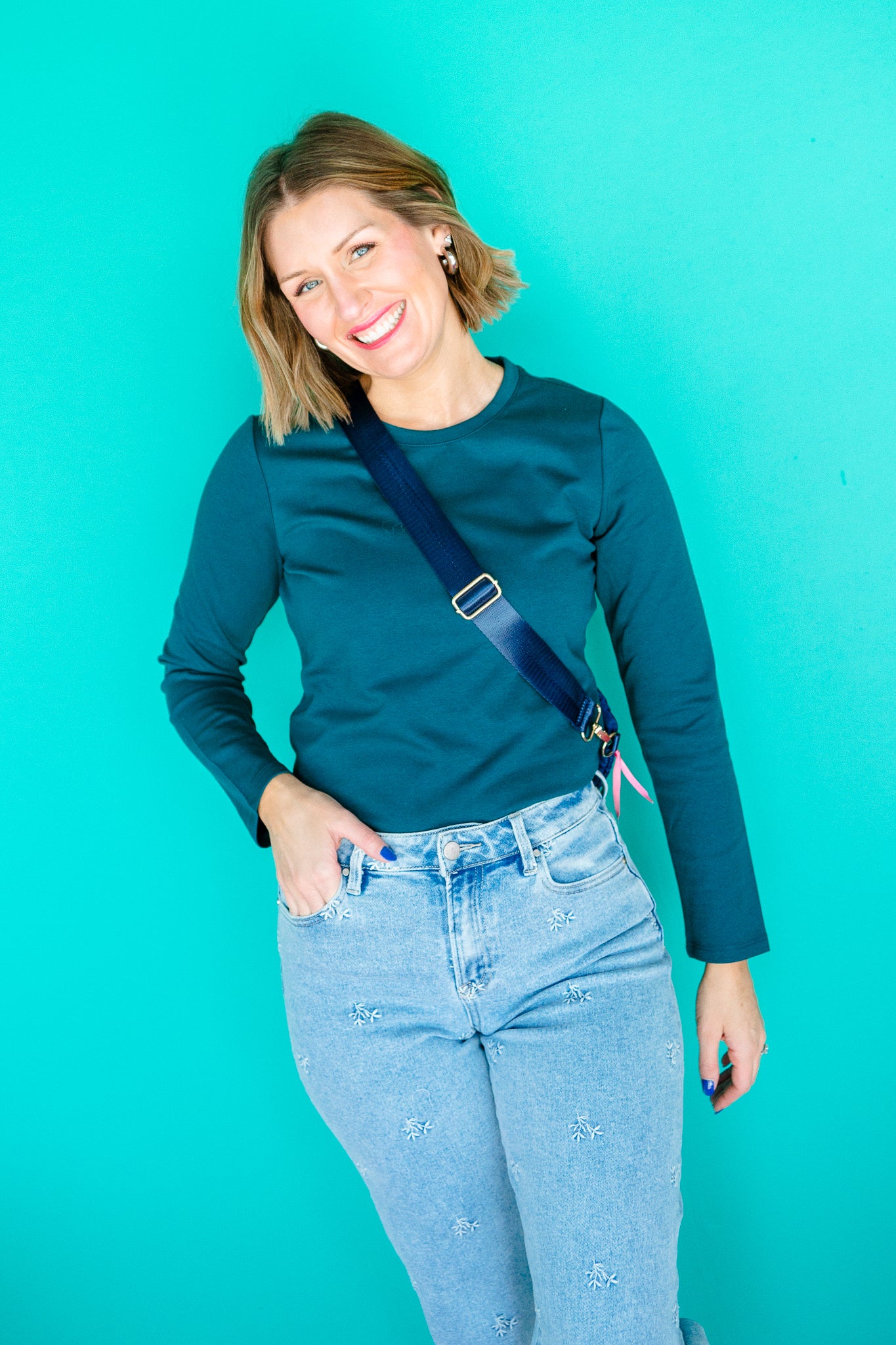 [Ellevate Basics] Jane Cotton Long Sleeve Tee