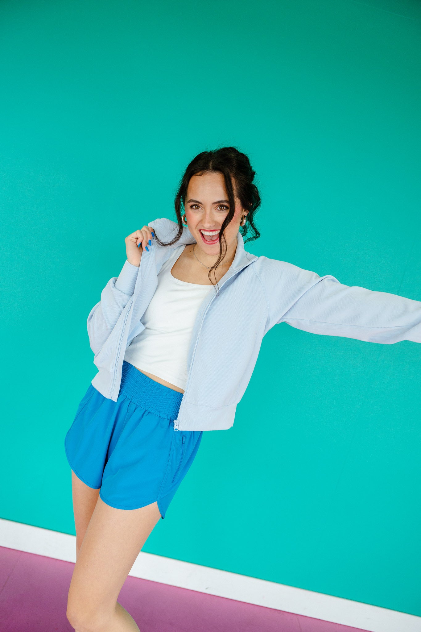 Corine Ribbed Zip Jacket