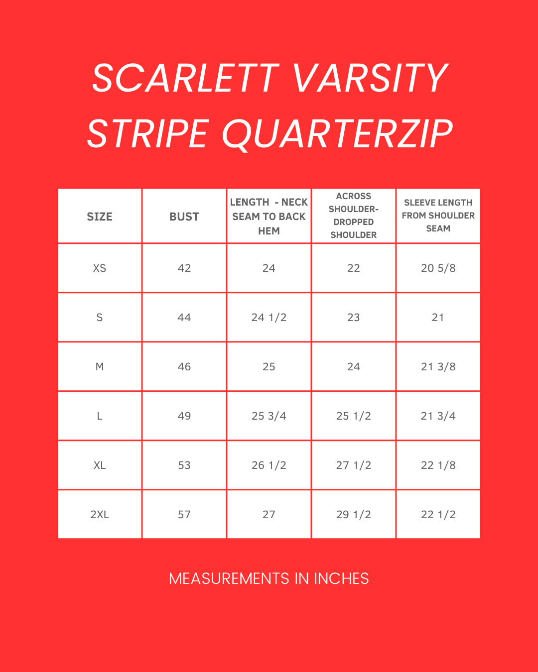 [MyEllement Exclusive] Scarlett Varsity Quarter Zip - True Red