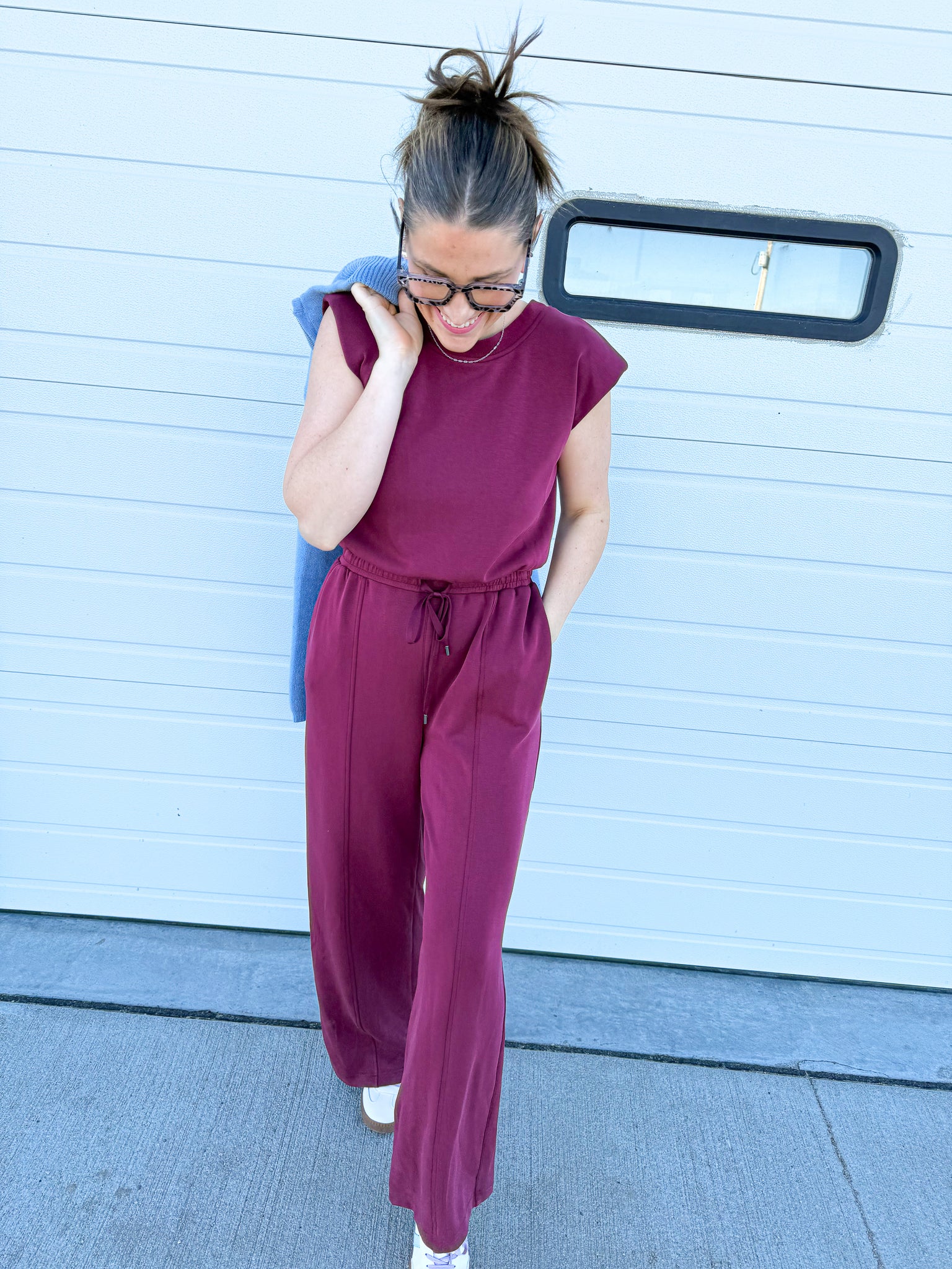 Heather Sleeveless Jumpsuit