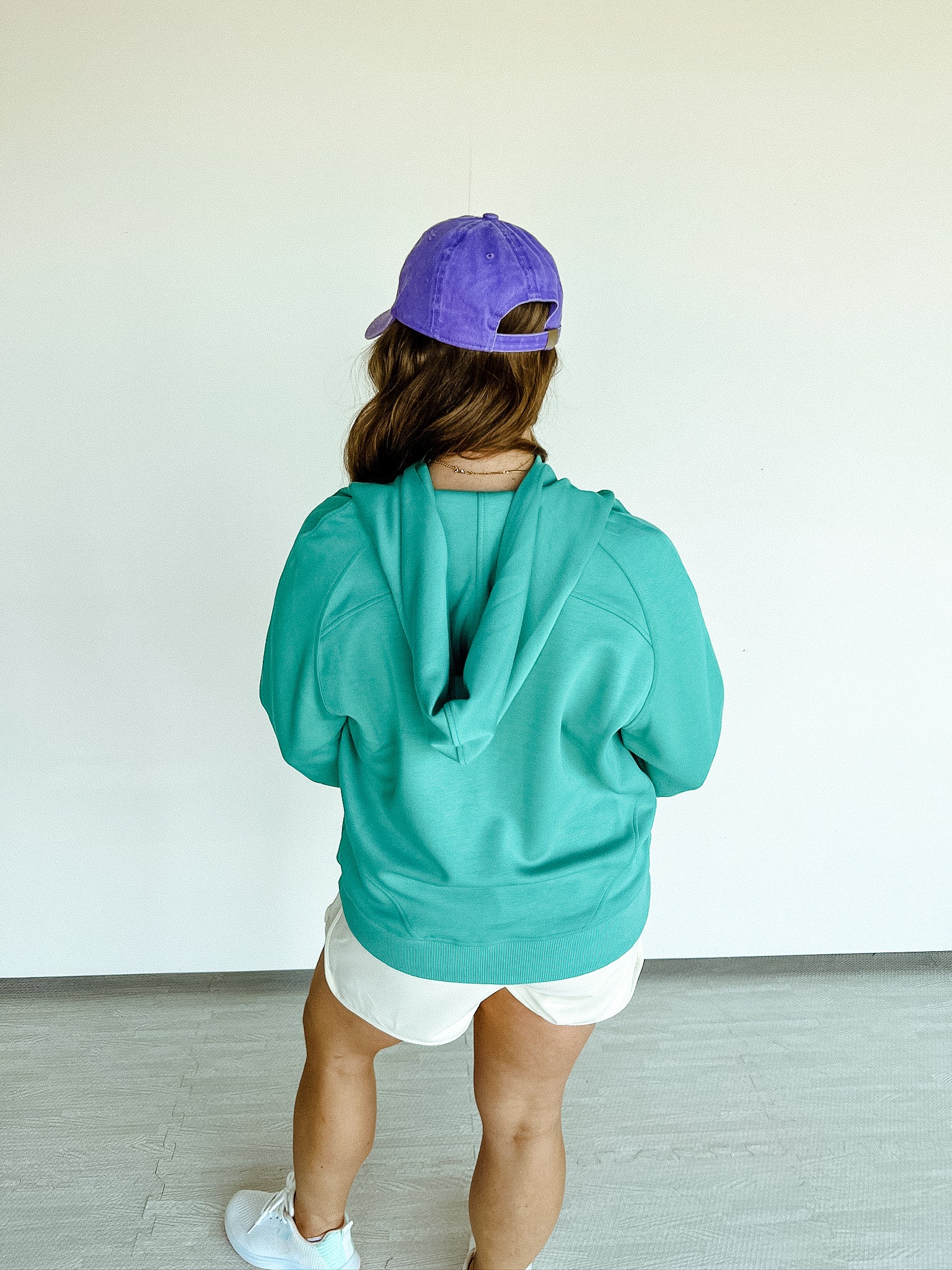 Get Moving Scuba Quarter Zip - Bright Jade