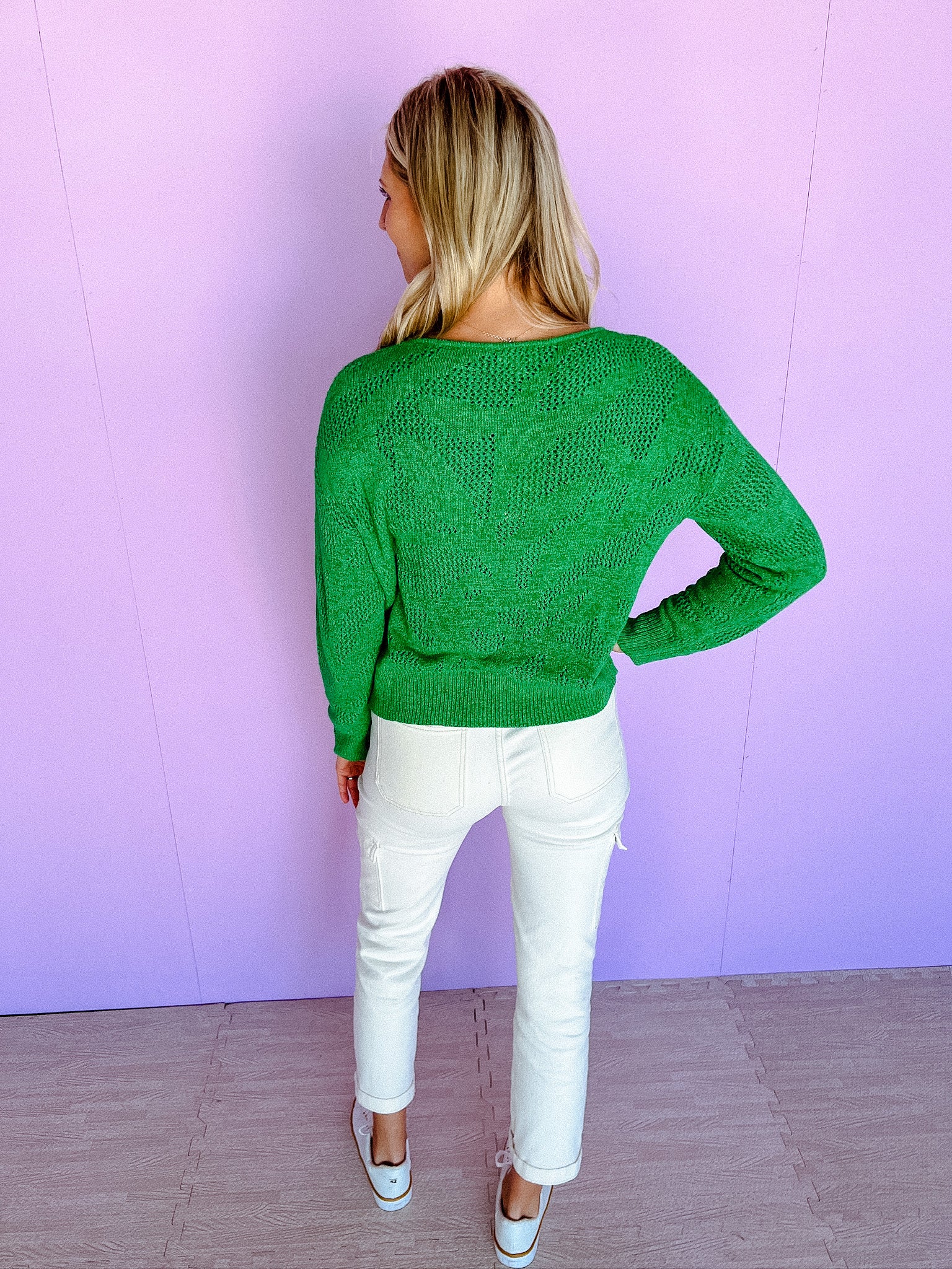 Wanda Sweater - Bright Spring Green