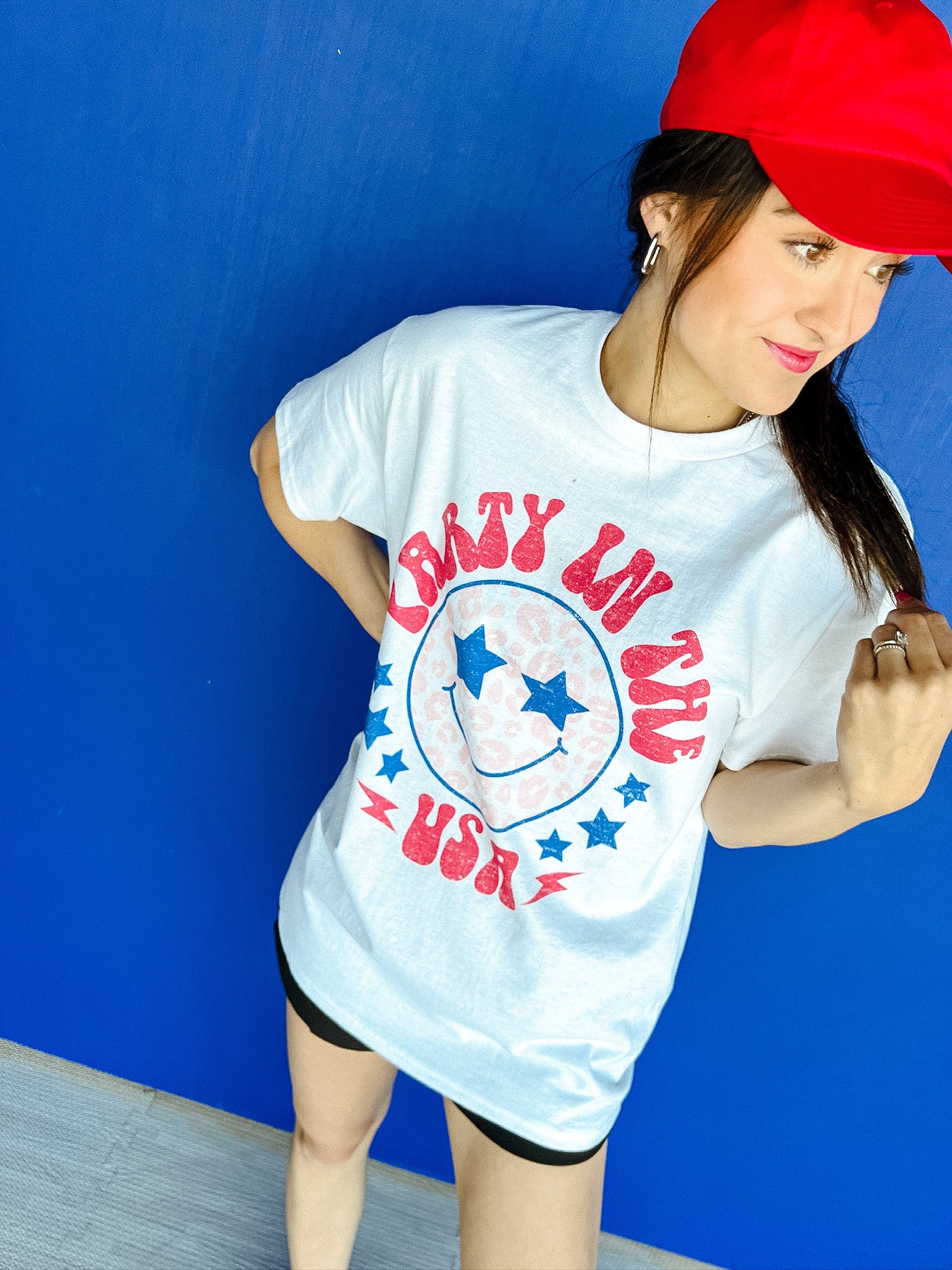 Party In The USA Tee - White
