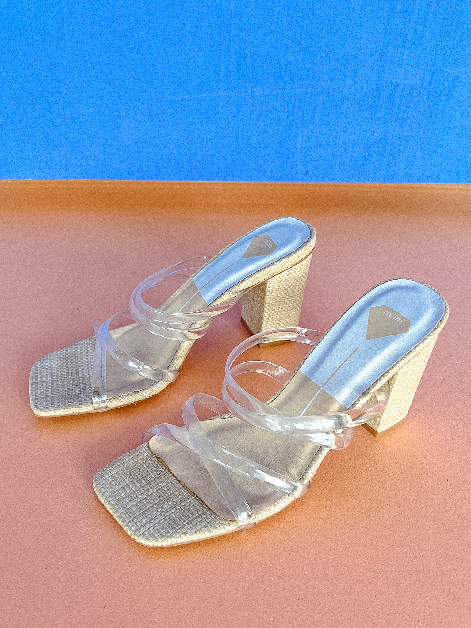Nyla Clear Strap Sandals - Clear