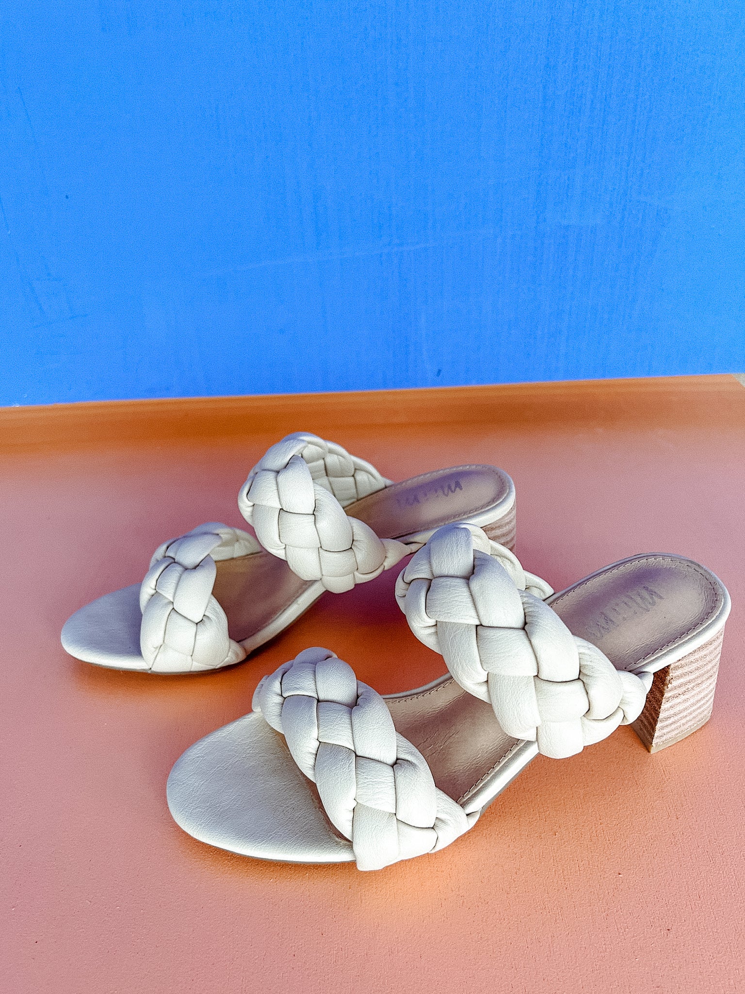 Shawna Braided Sandals - Beige