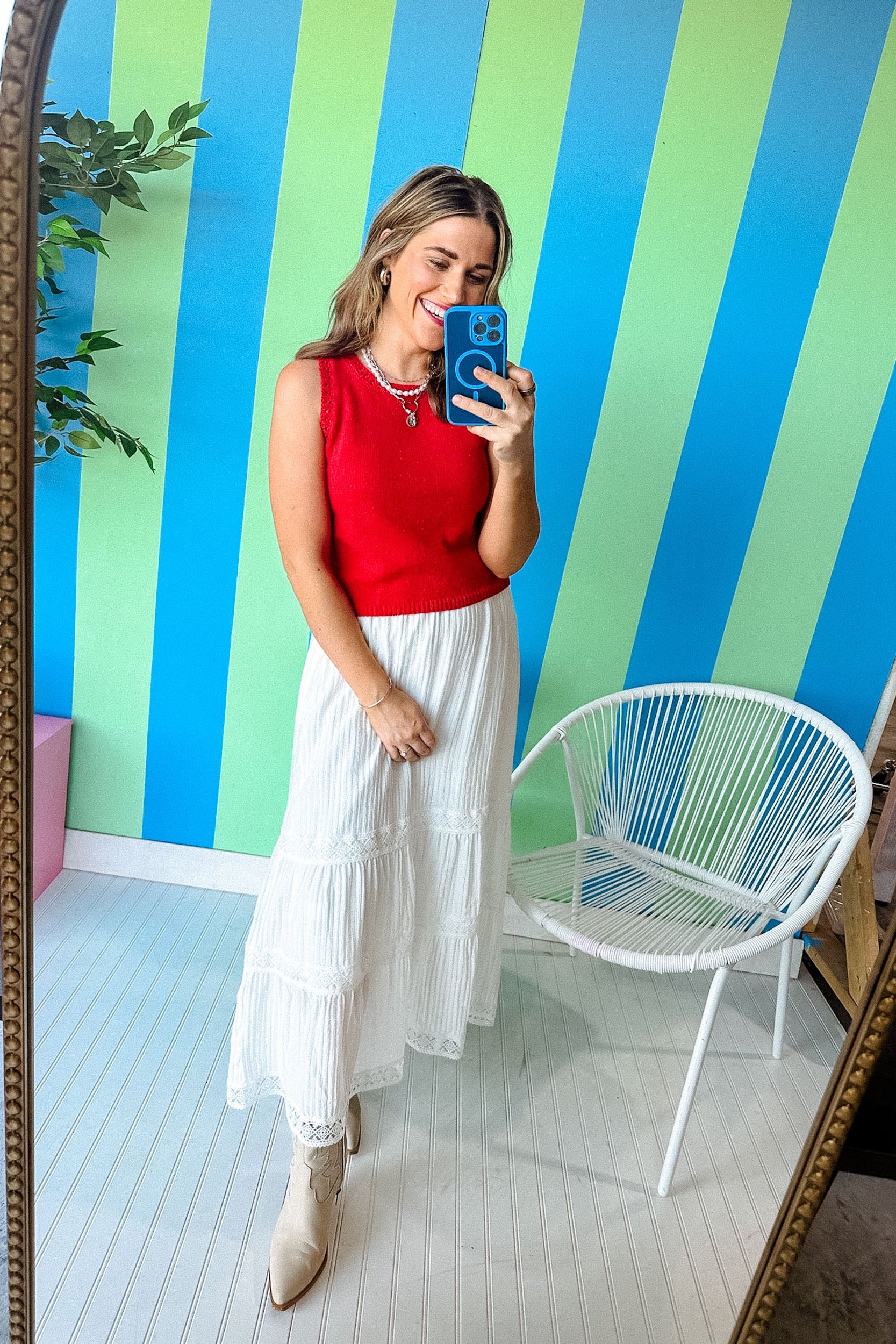 Shawnee Maxi Skirt - Soft White/Ivory