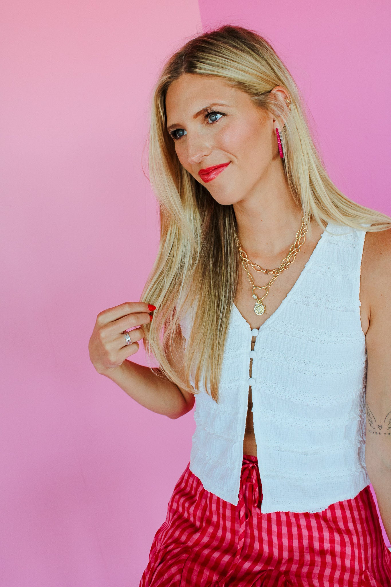 Evanorah Knit Tank - Soft White/Ivory