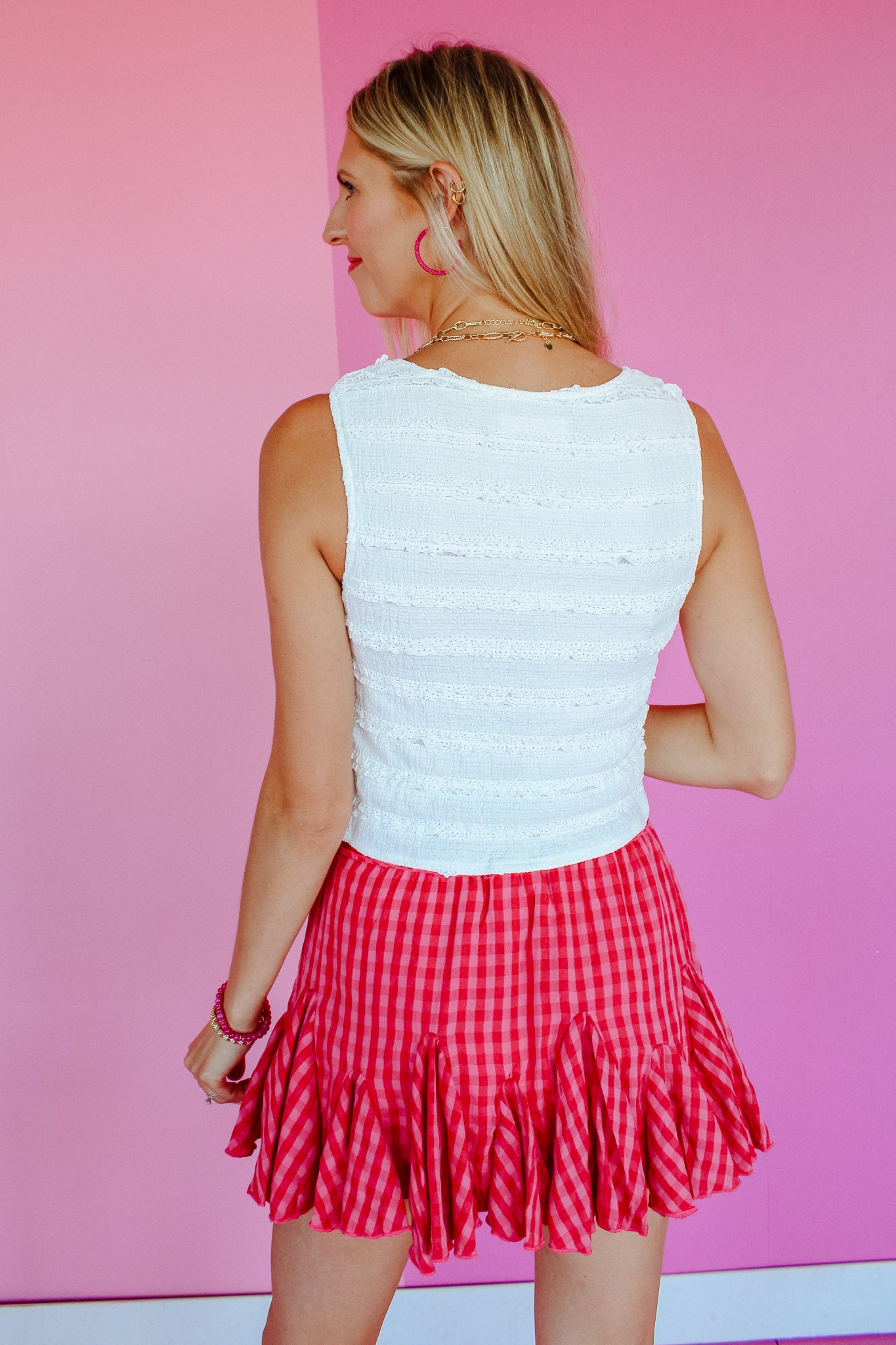 Evanorah Knit Tank - Soft White/Ivory