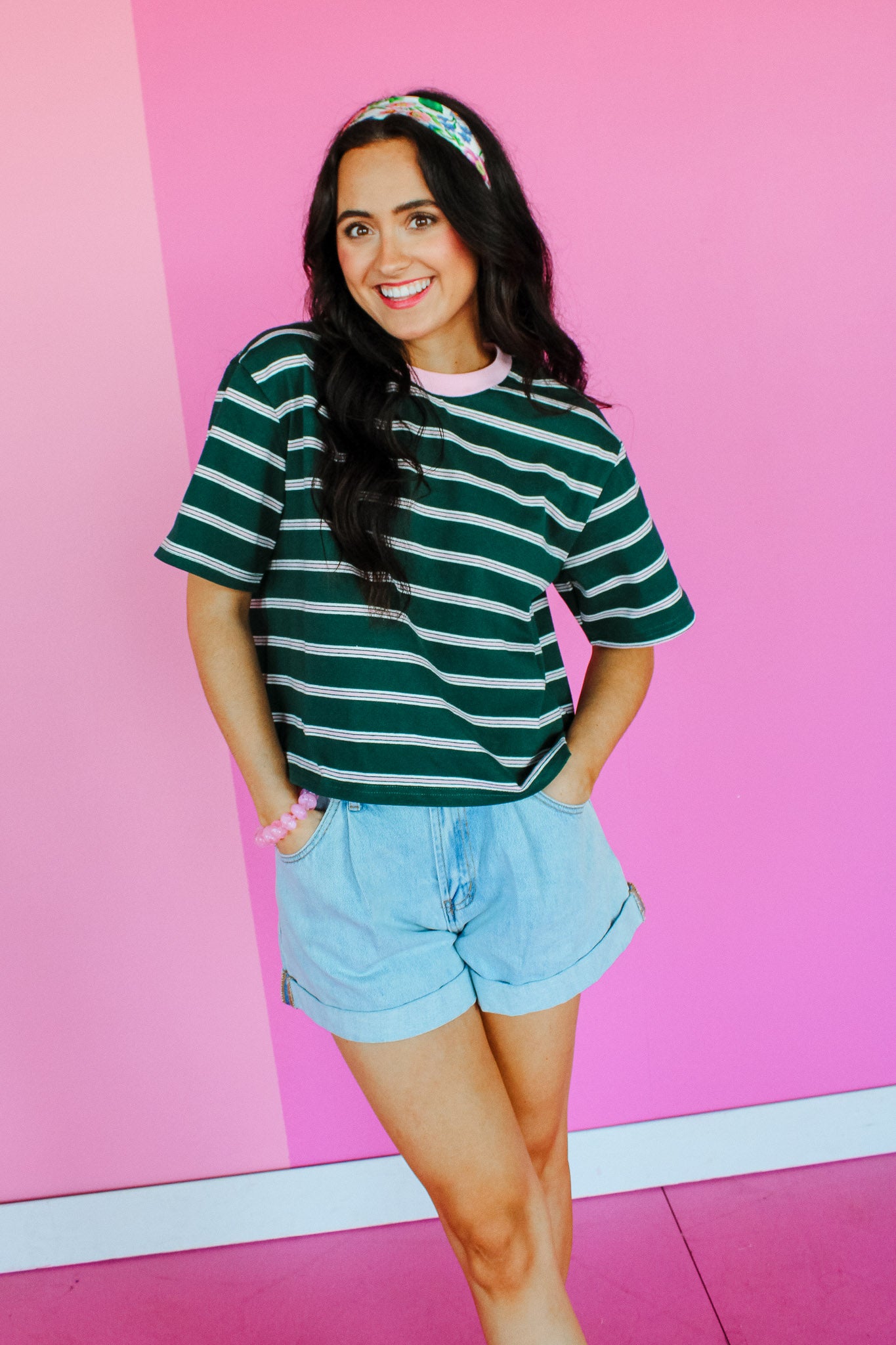 Adriane Striped Tee