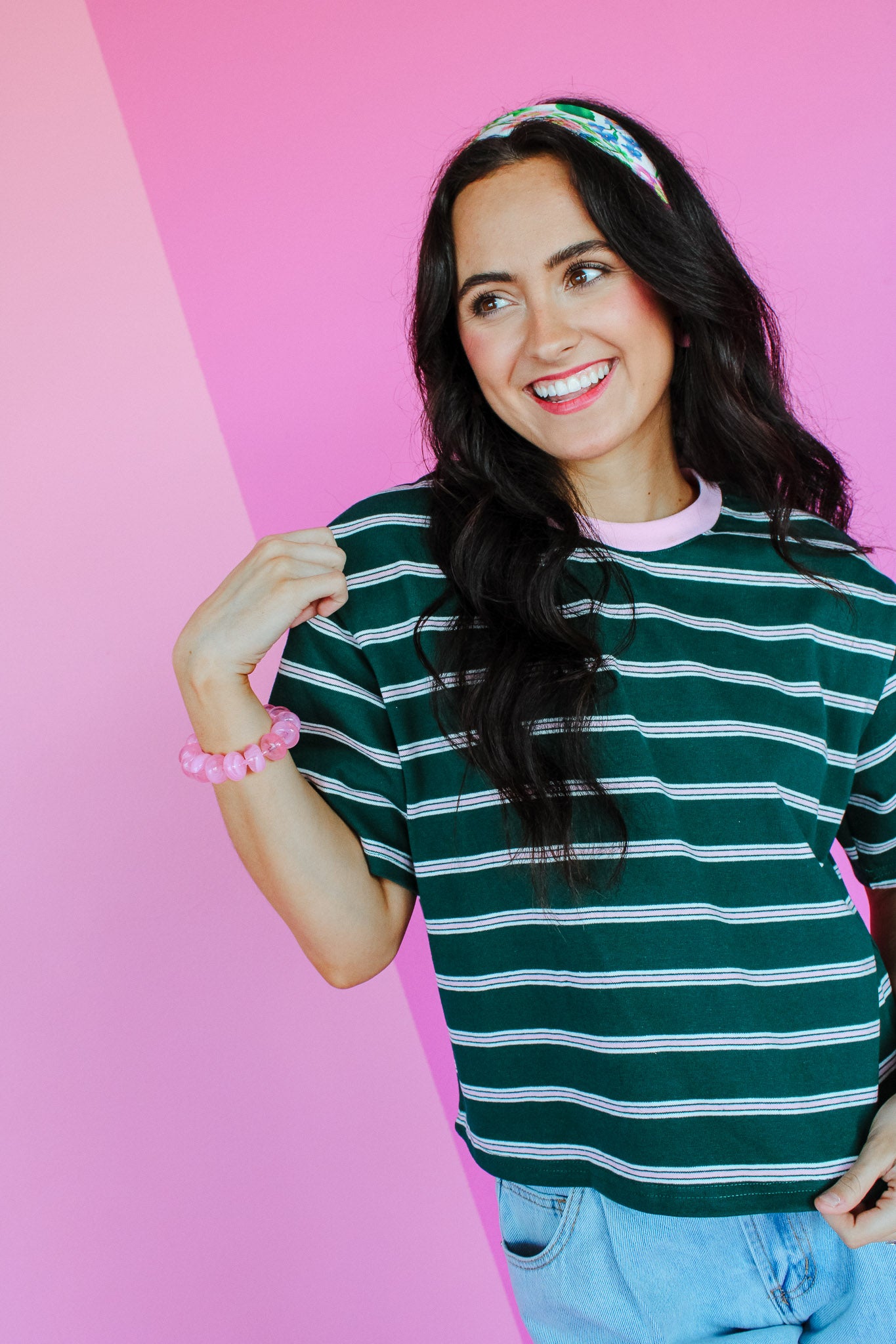 Adriane Striped Tee