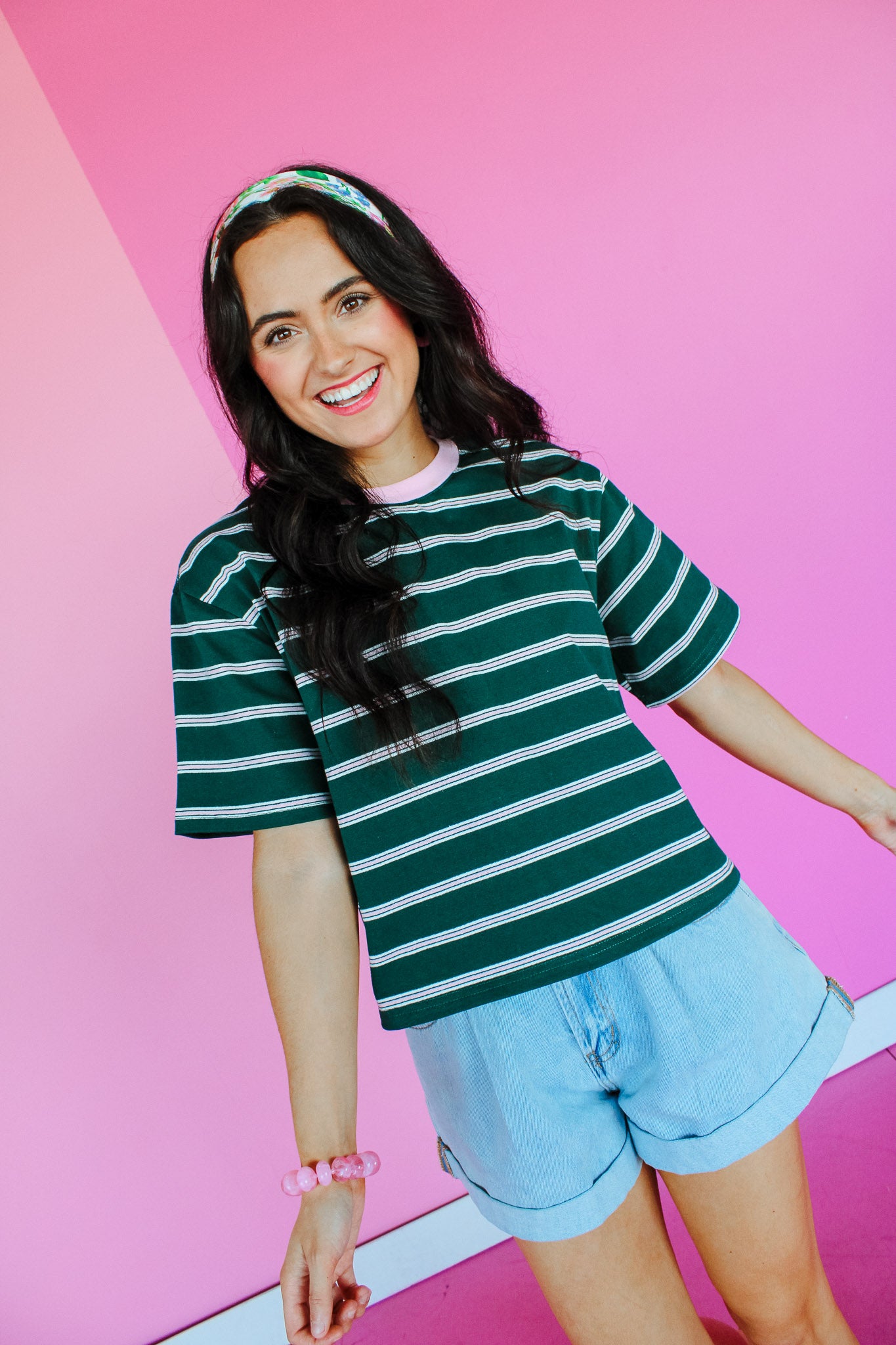 Adriane Striped Tee