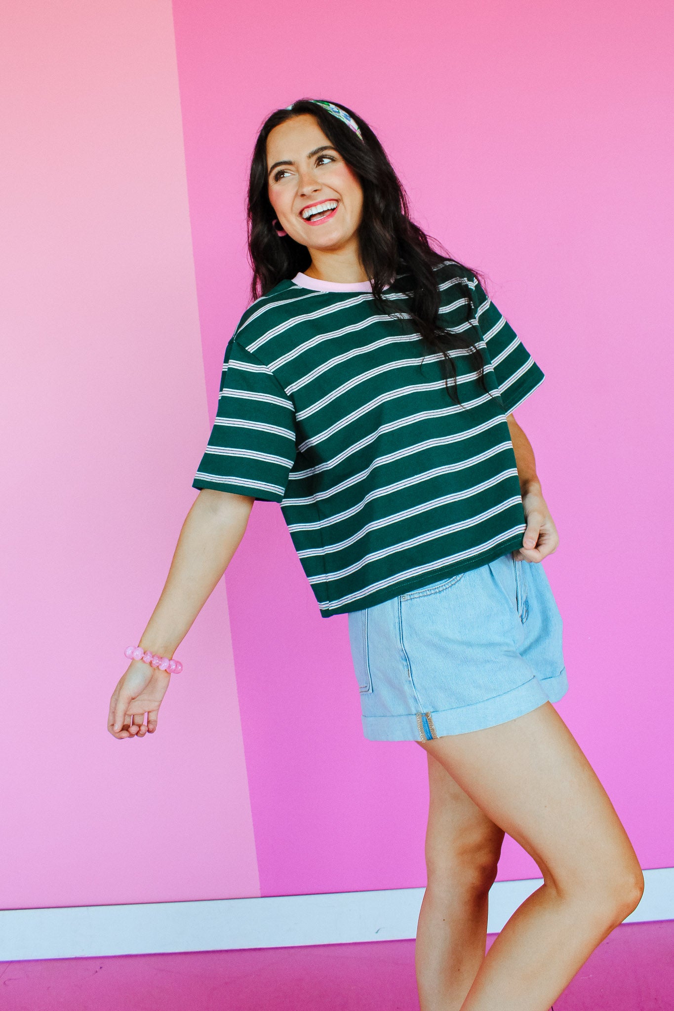 Adriane Striped Tee