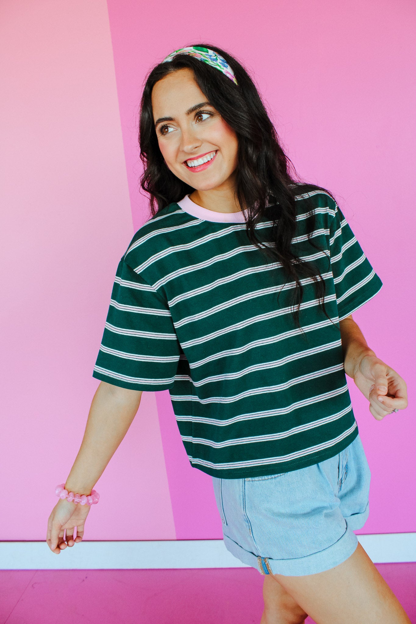 Adriane Striped Tee