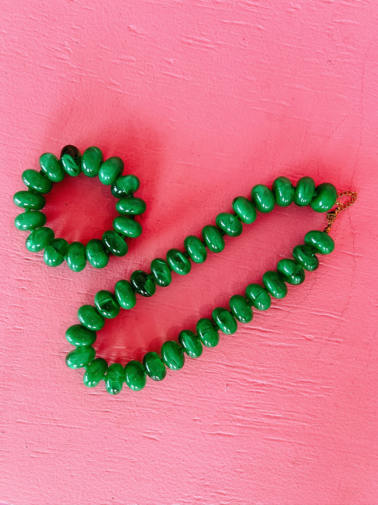 [Treasure Jewels] Sugar Beads Necklace + Bracelet Set